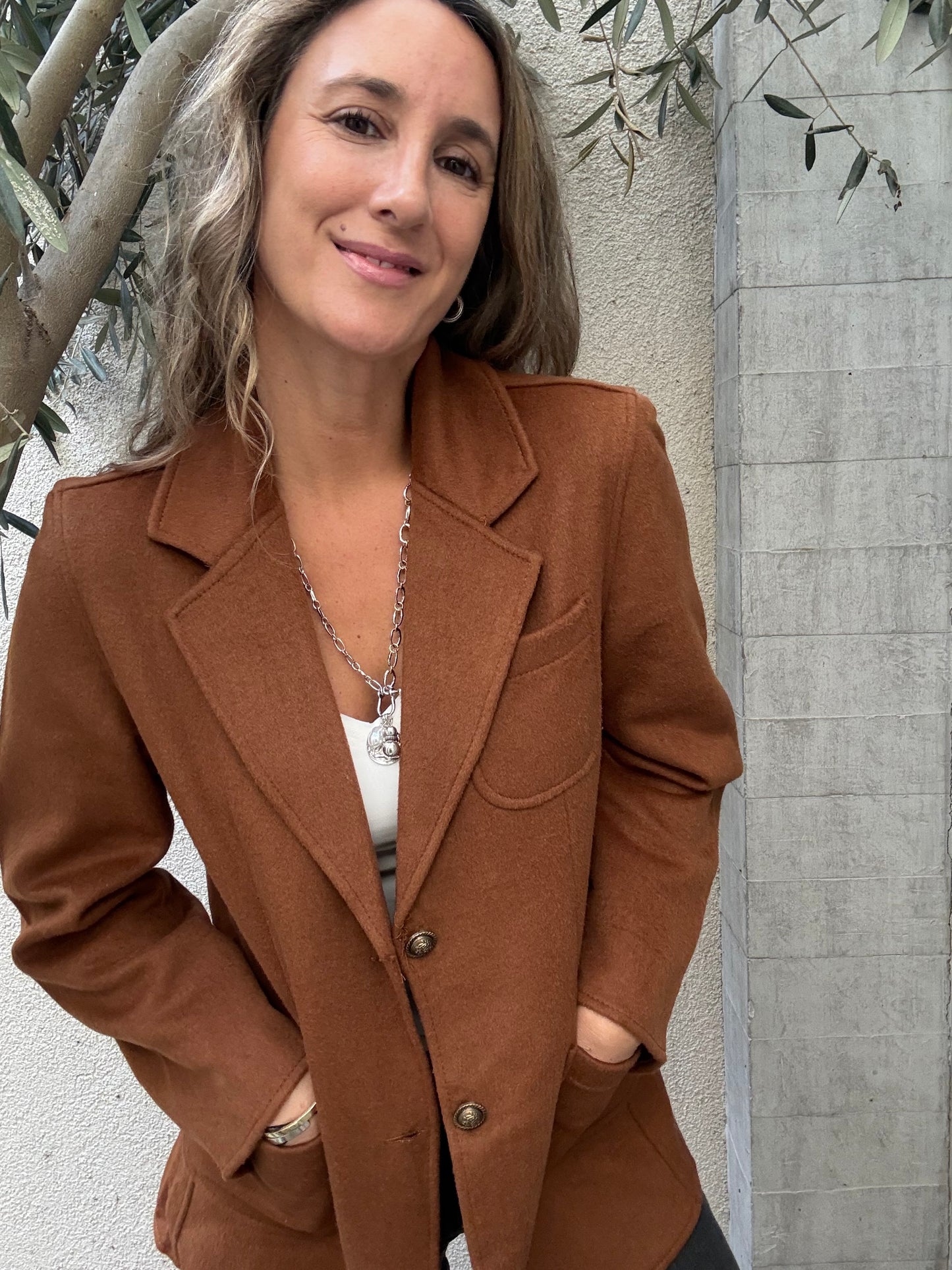 Blazer paño Toffe