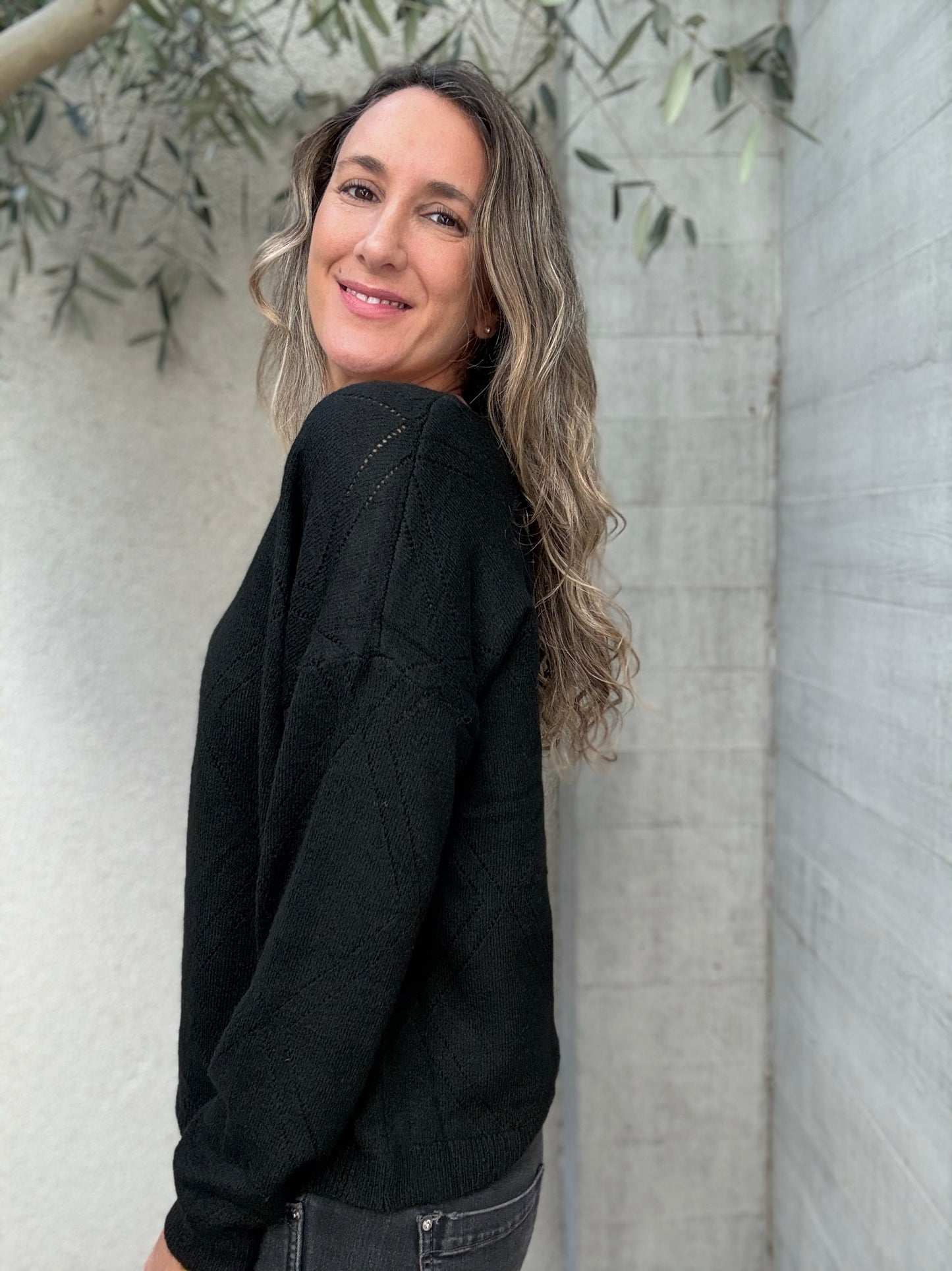 Sweater básico negro