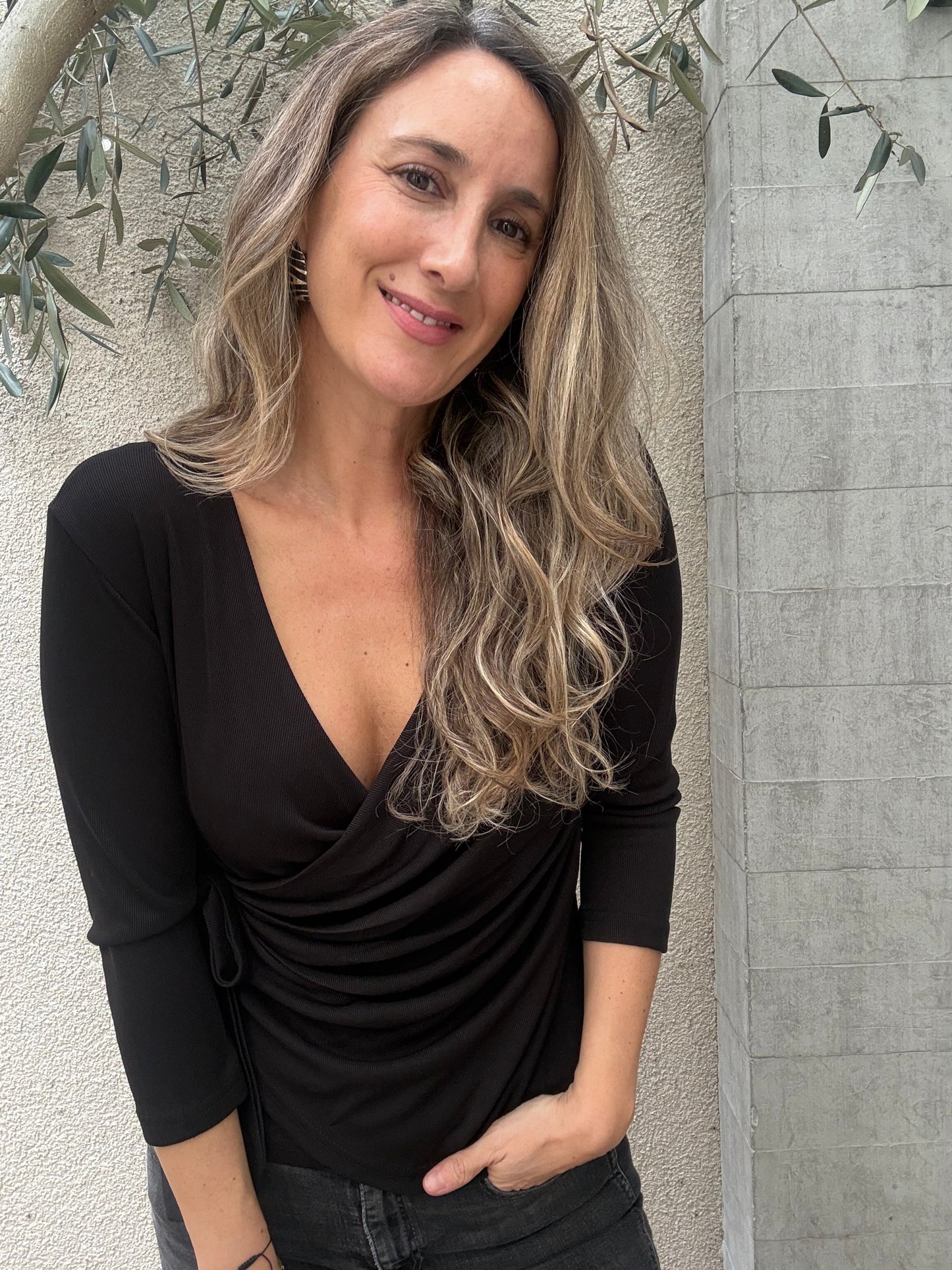 Polera Girona negro