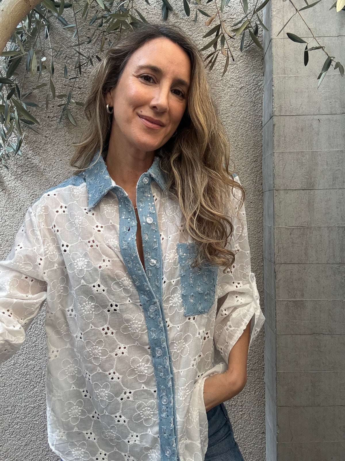 Blusa Marbella Celeste