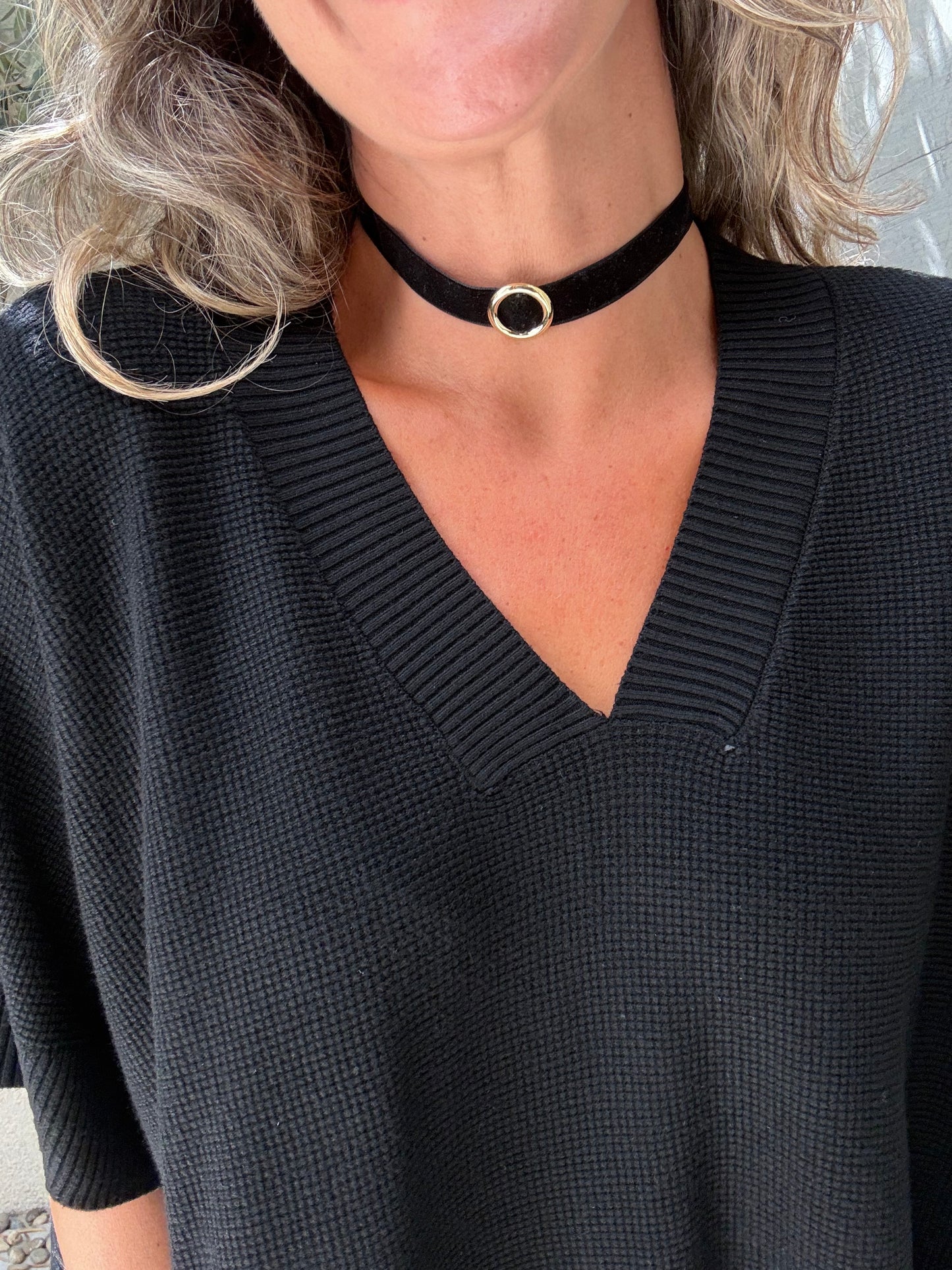 Poncho Andalucía negro