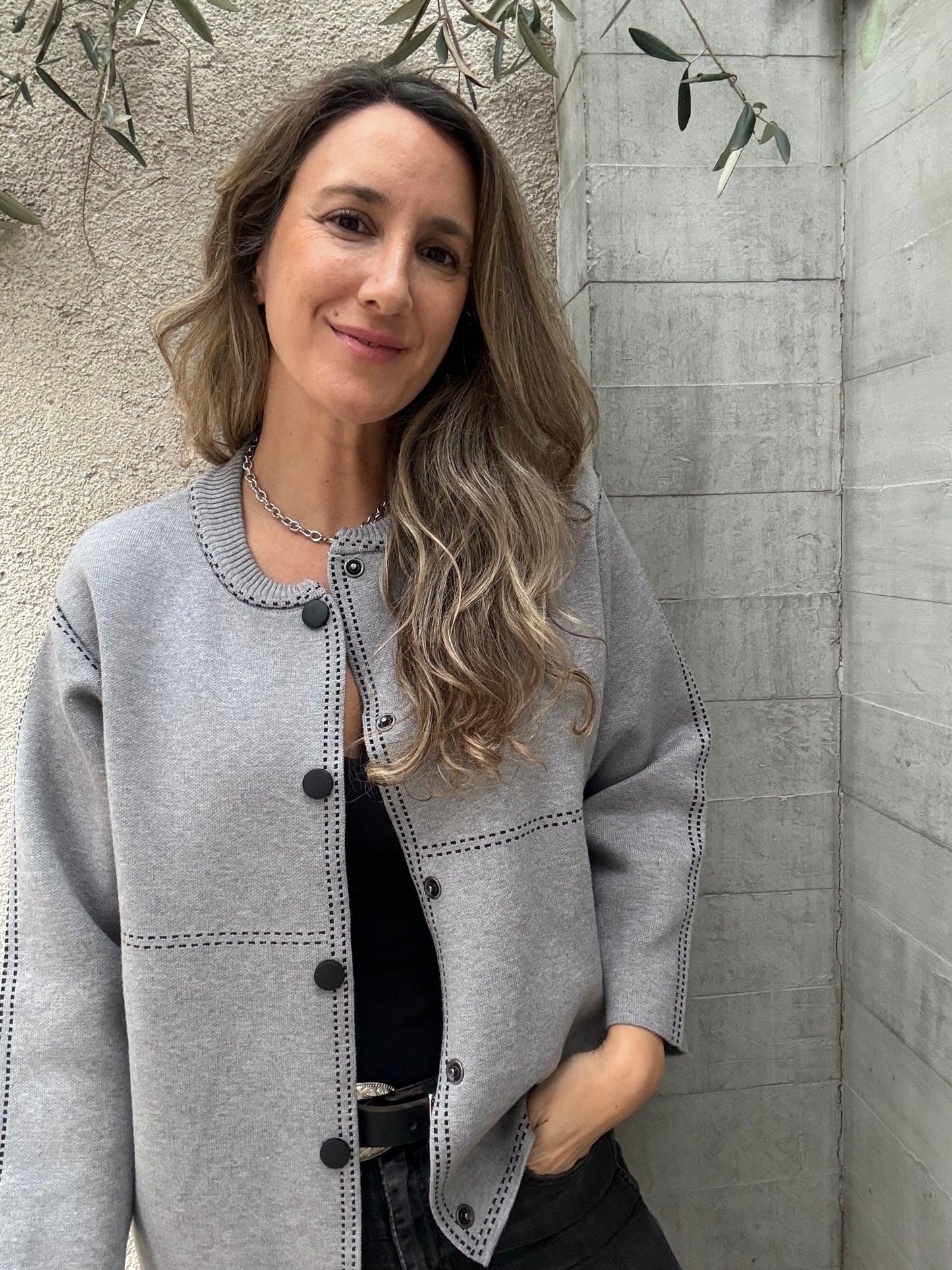 Chaqueta burgos gris