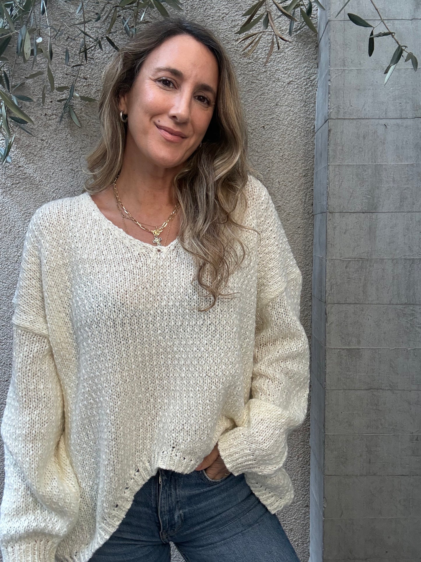 Sweater Llanes crudo