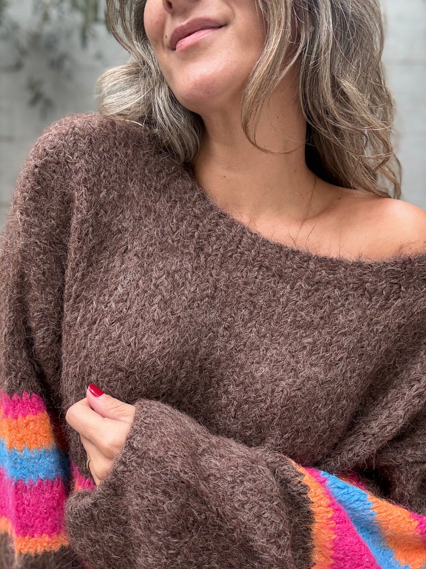 Sweater Colores Café