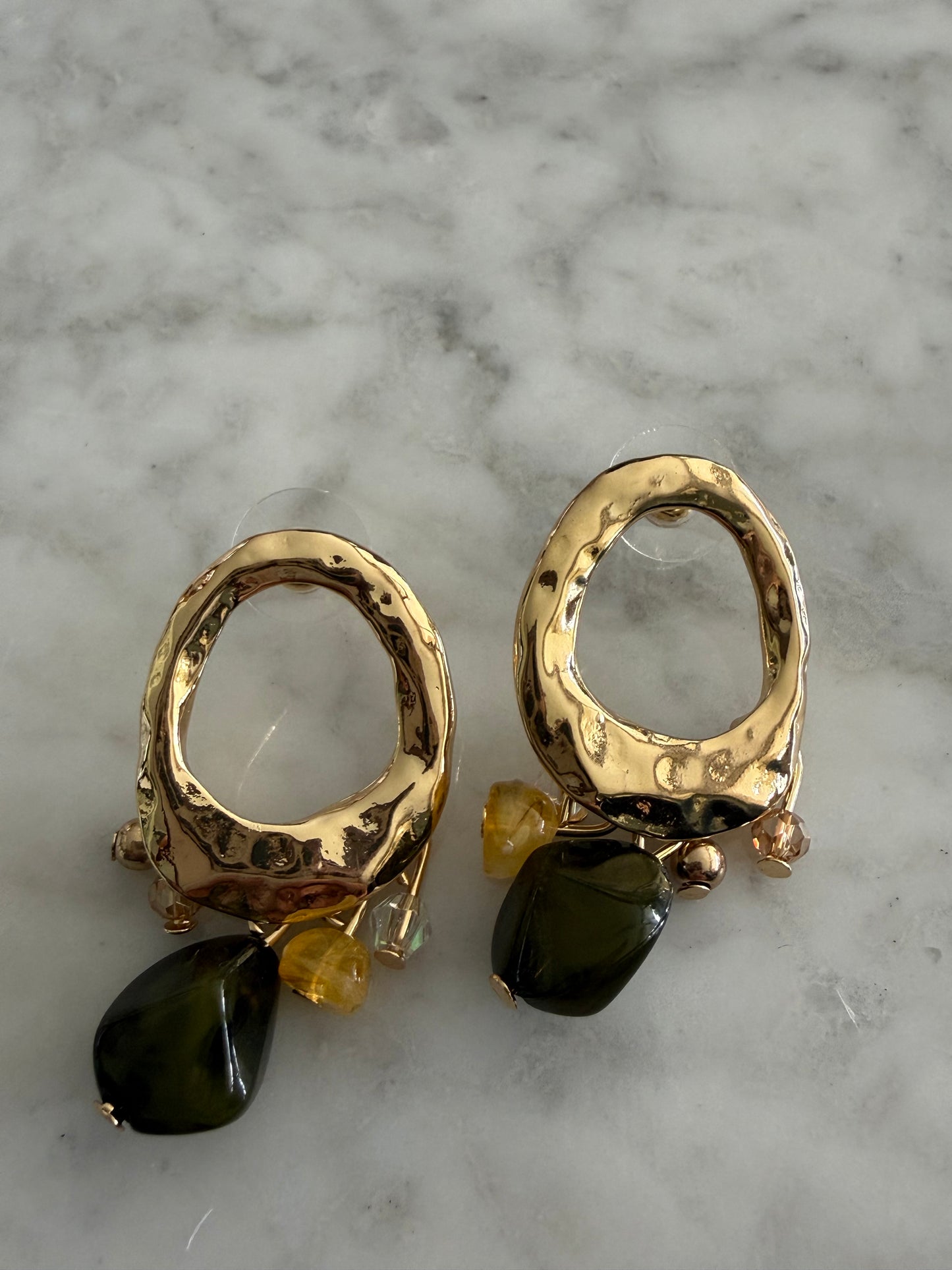Aros Segovia verde oscuro