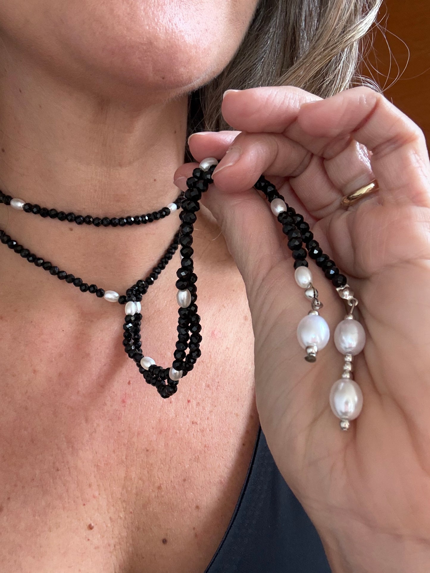 Collar Cristales ajustable