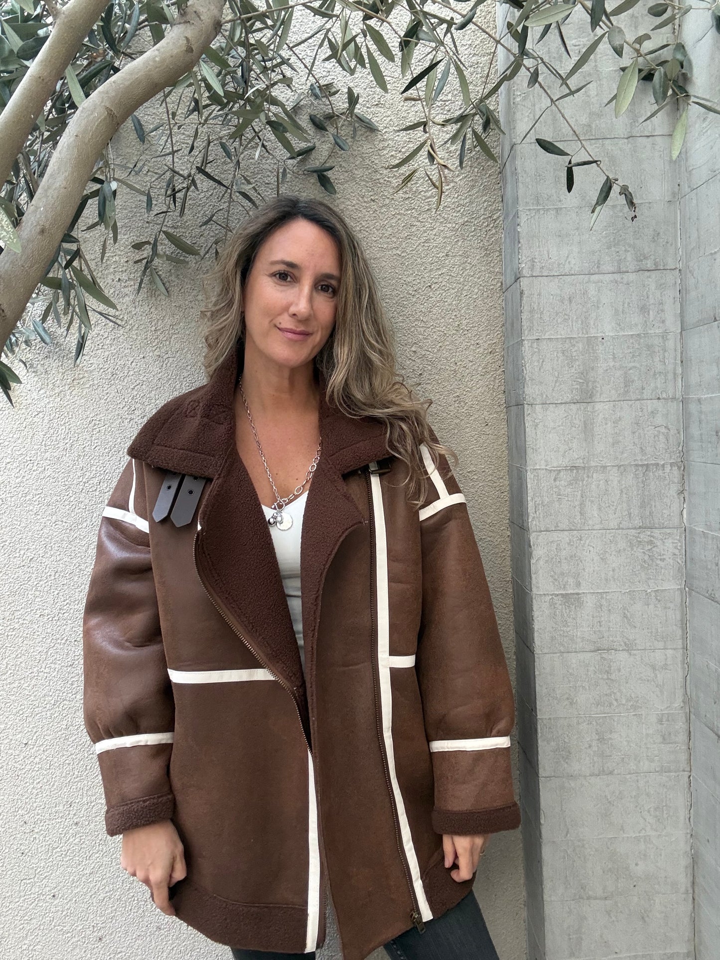 Chaqueta chiporro oversize