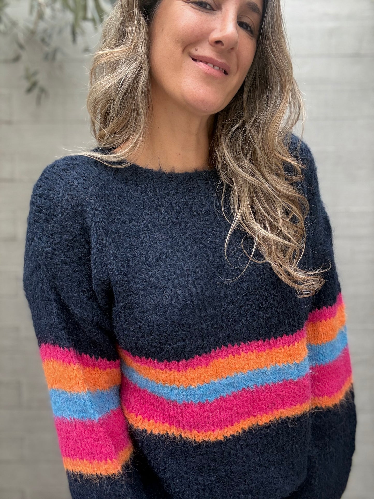Sweater Colores azul