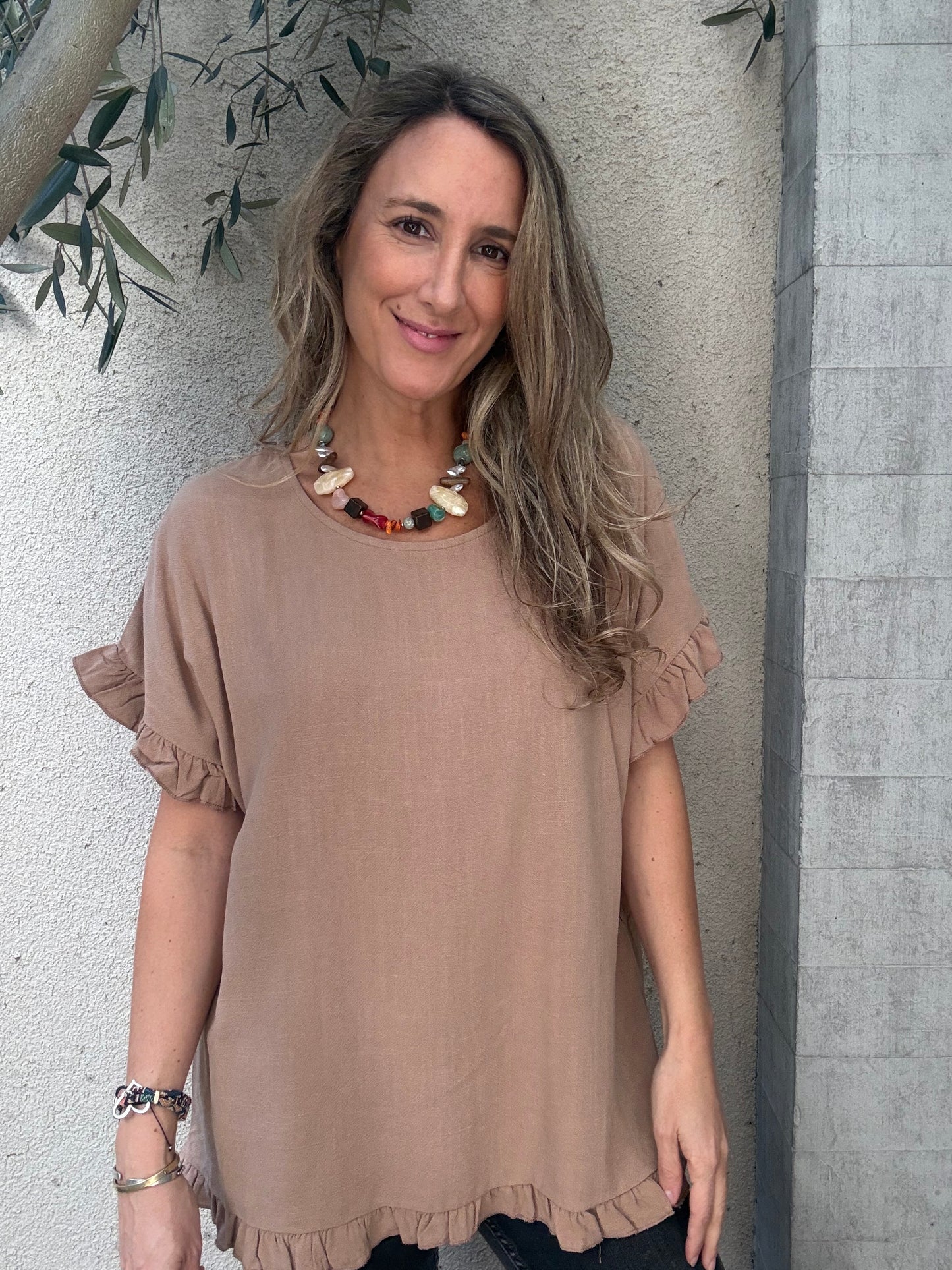 Polera Ibiza camel