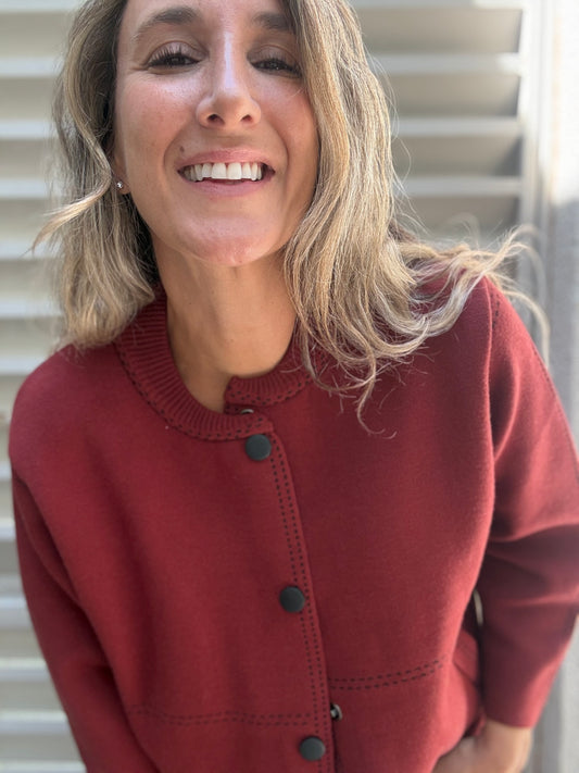 Chaqueta burgos ladrillo