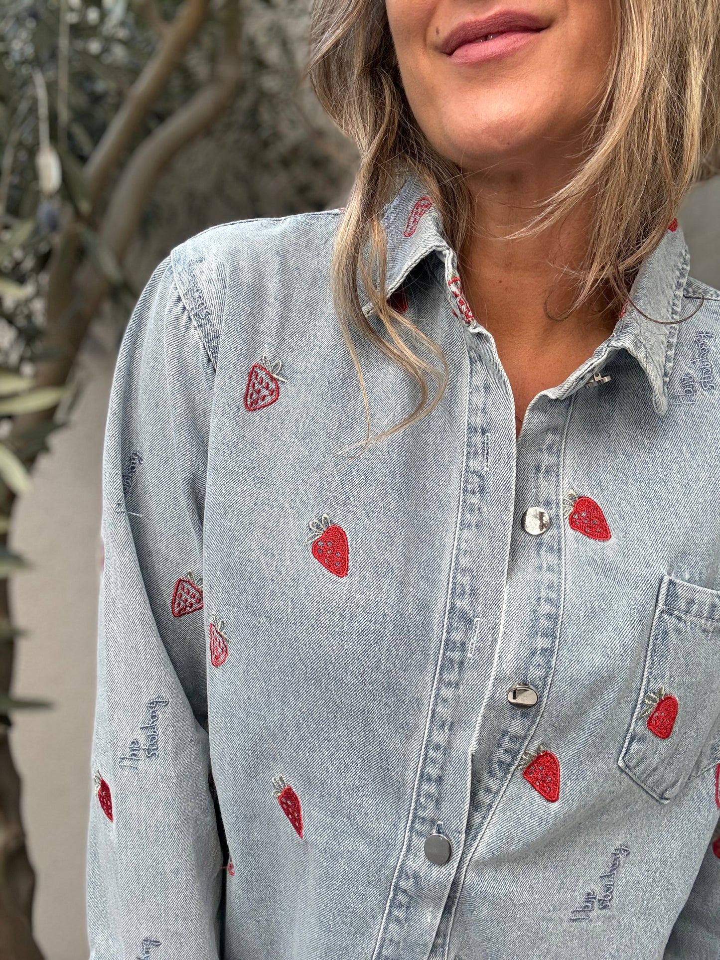 Camisa Fresa Celeste