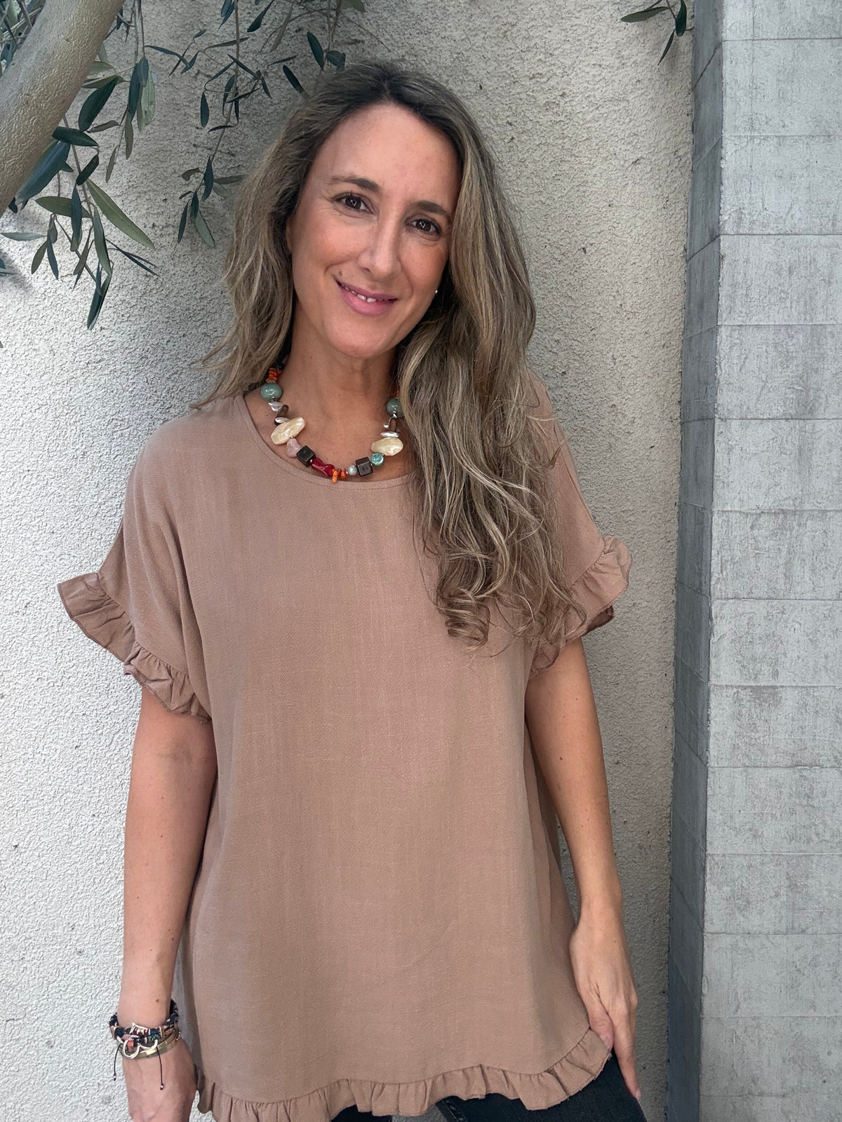 Polera Ibiza camel