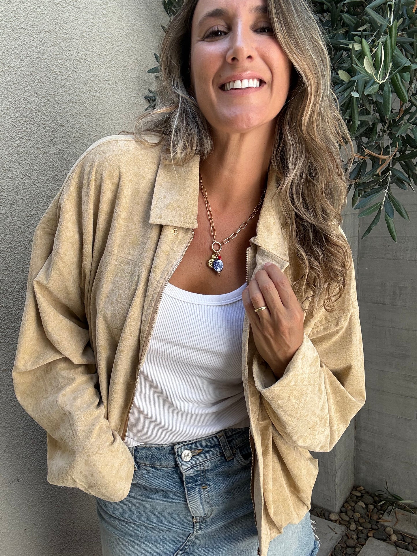 Chaqueta Málaga beige
