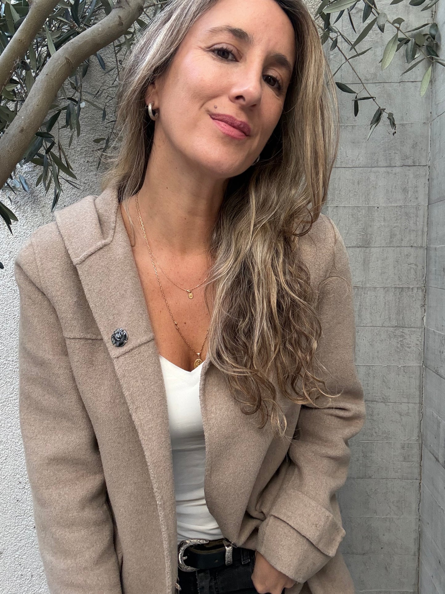 Abrigo de paño Zara