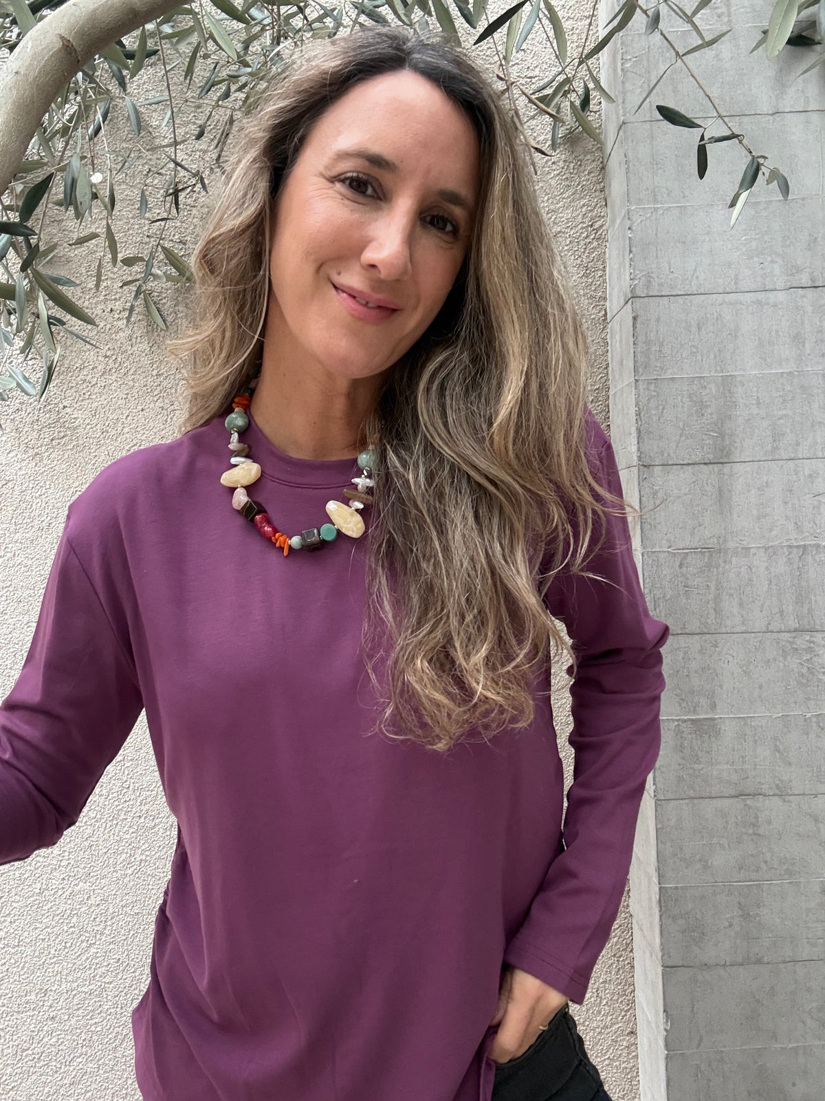 Polera Microfibra Lila