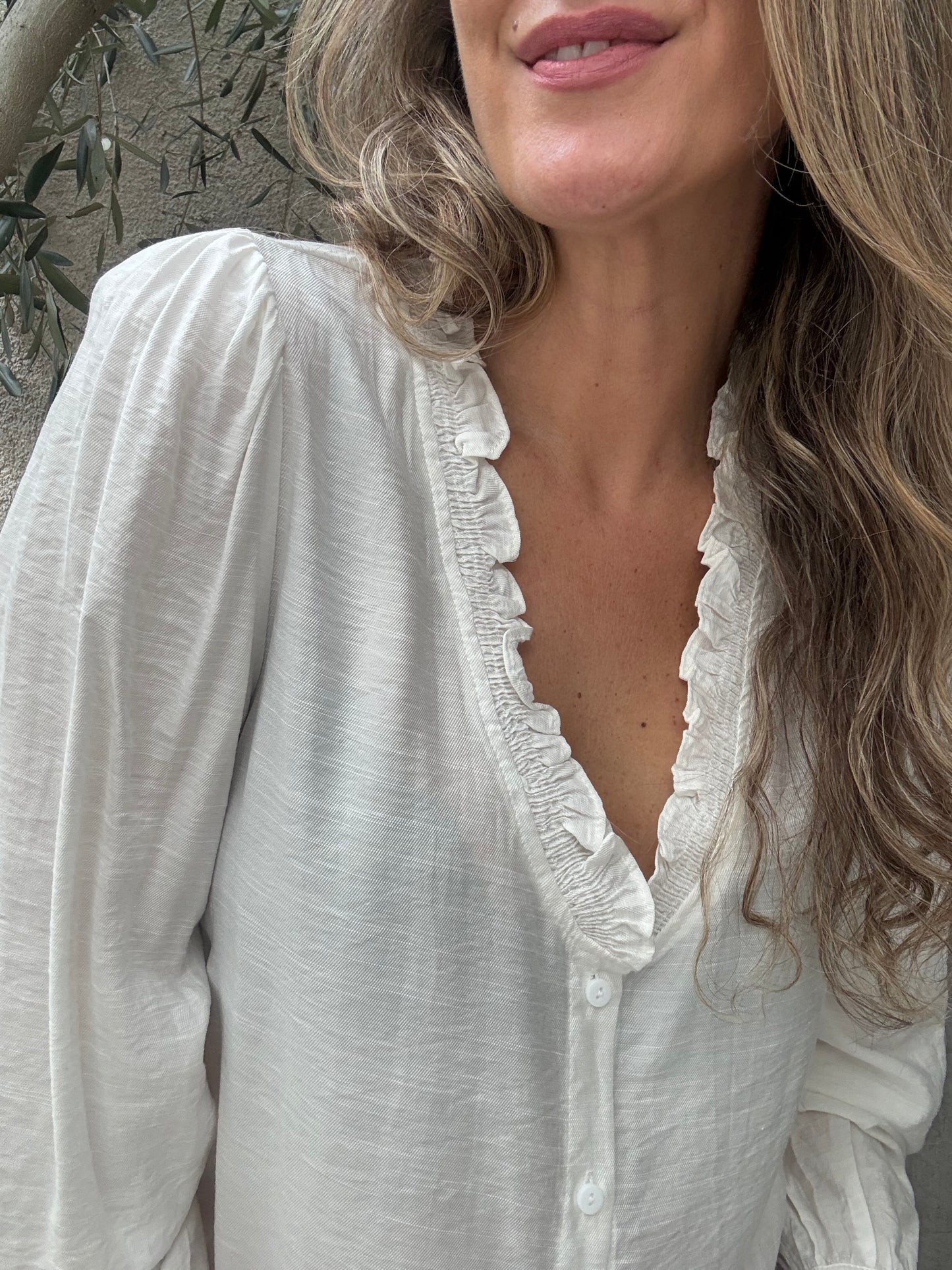 Blusa vuelitos blanca