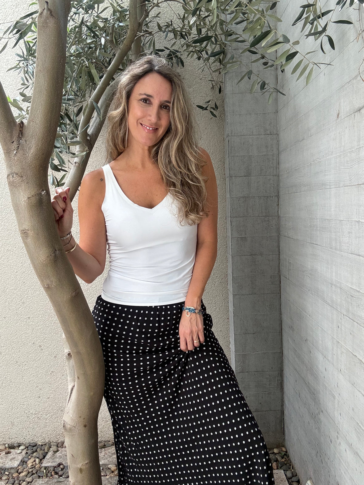 Falda lunares