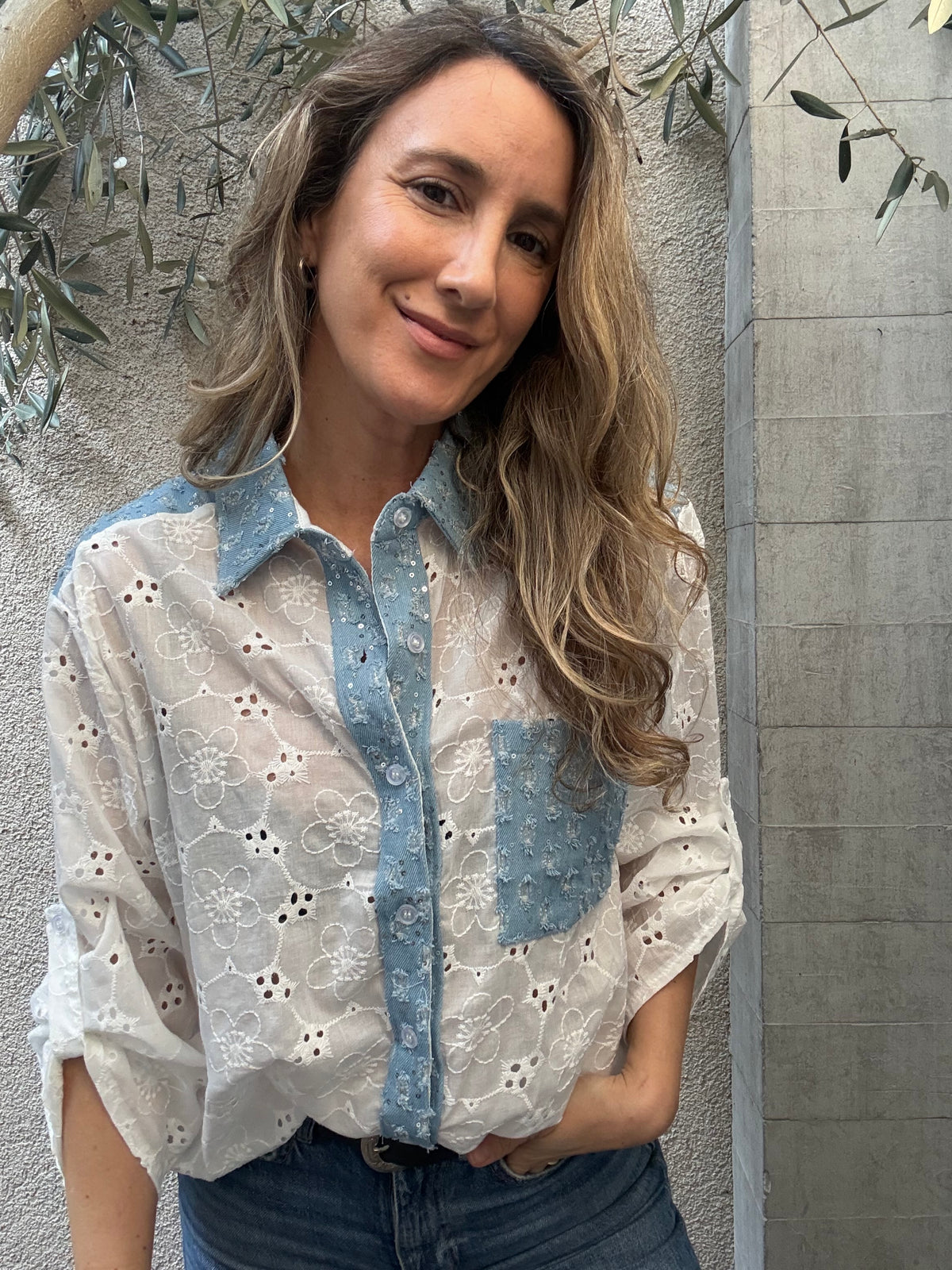 Blusa Marbella Celeste