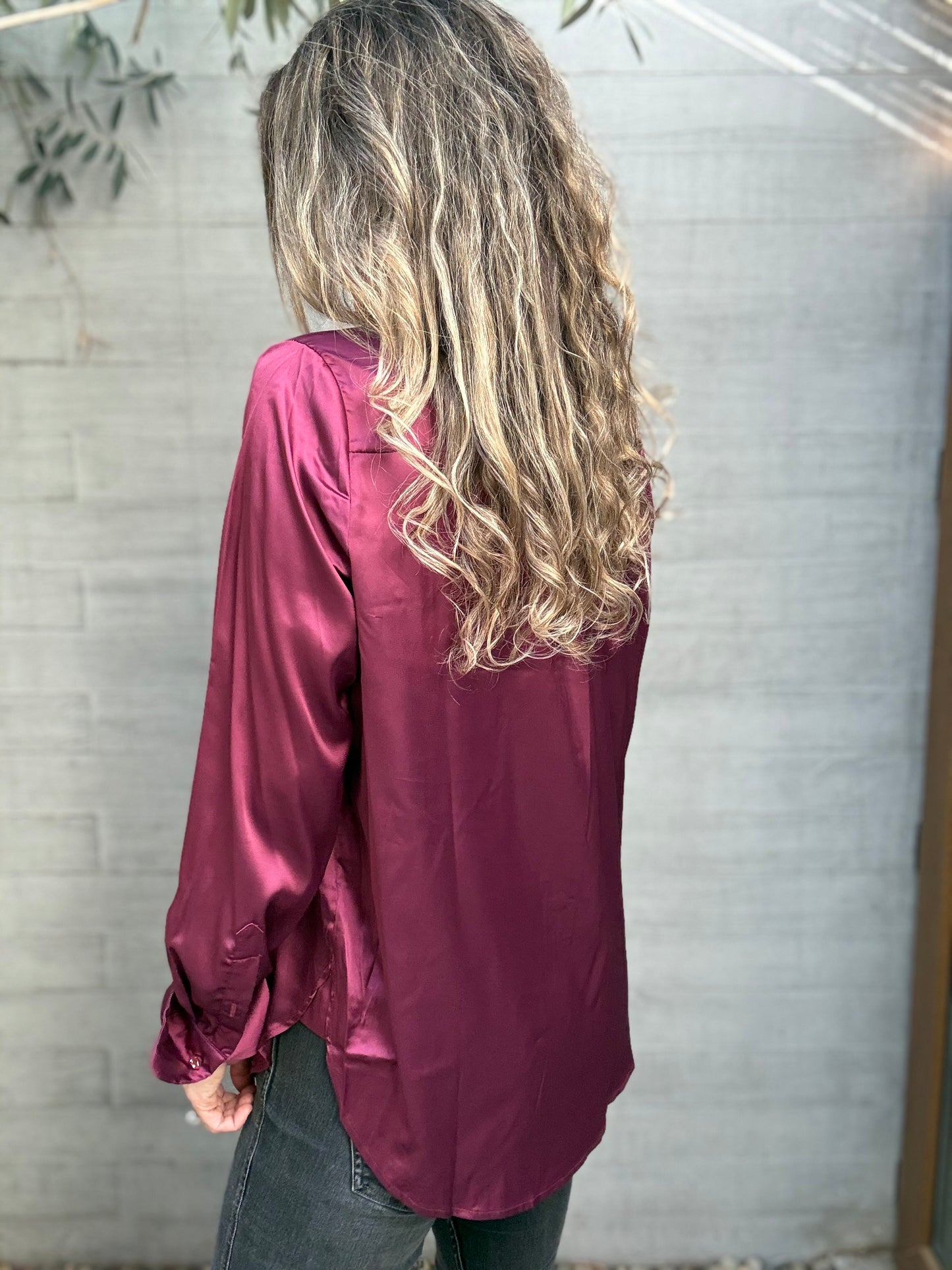 Blusa Ibiza guinda