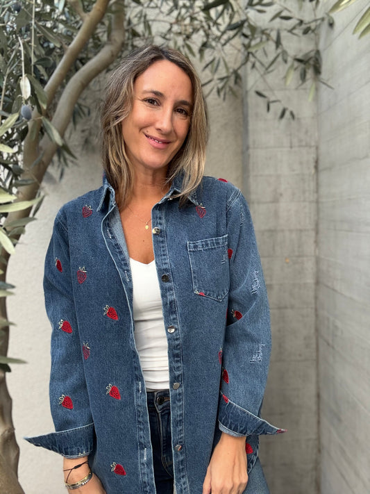 Camisa Fresa azul