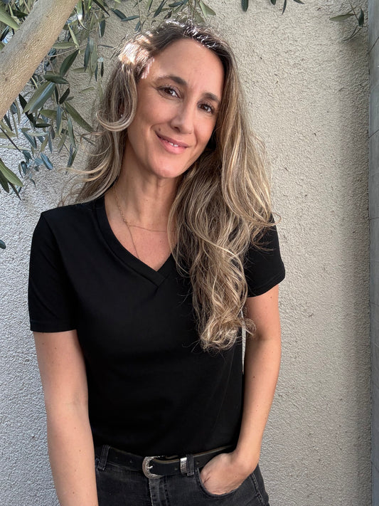 Polera básic negra