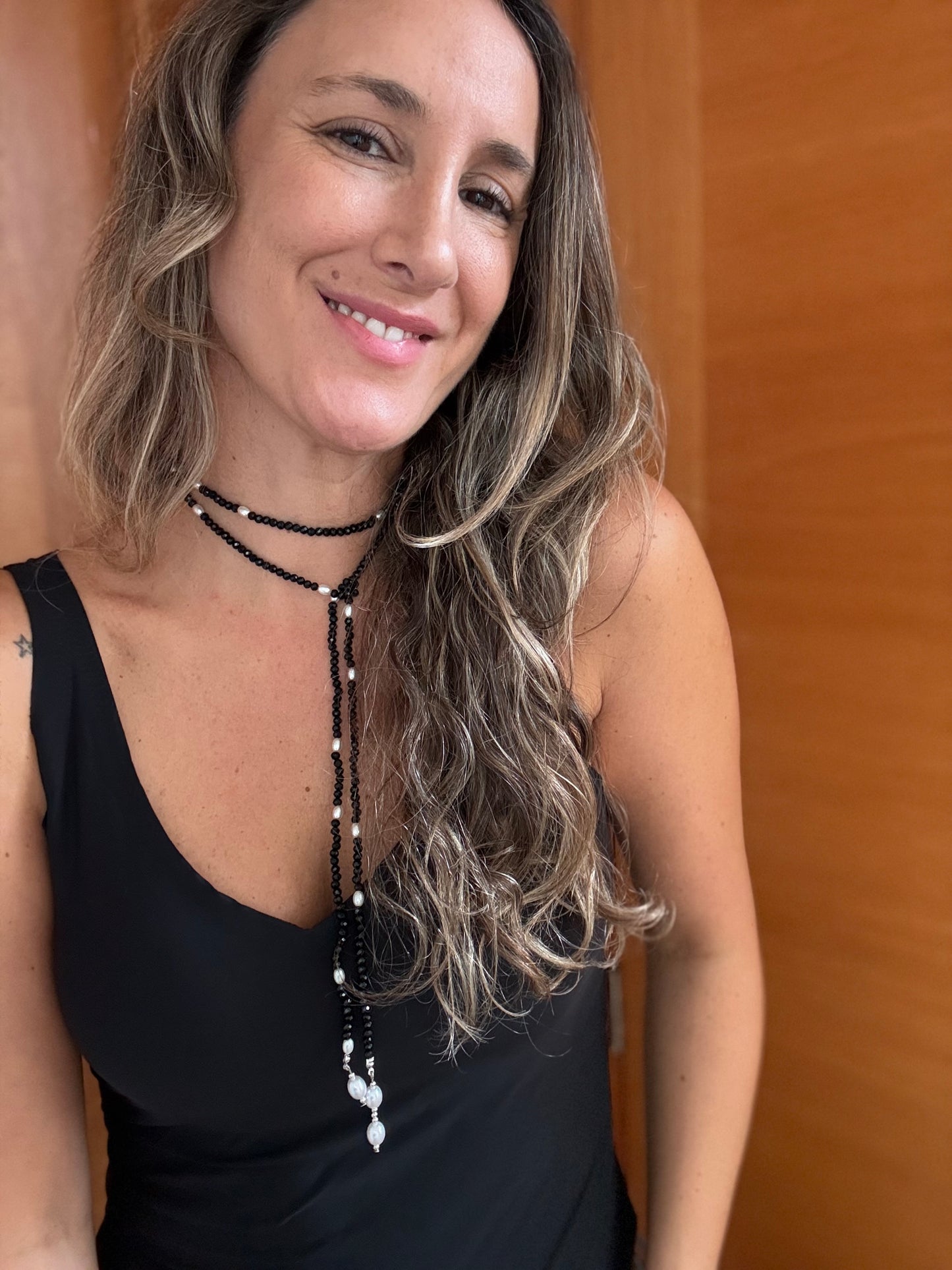 Collar Cristales ajustable