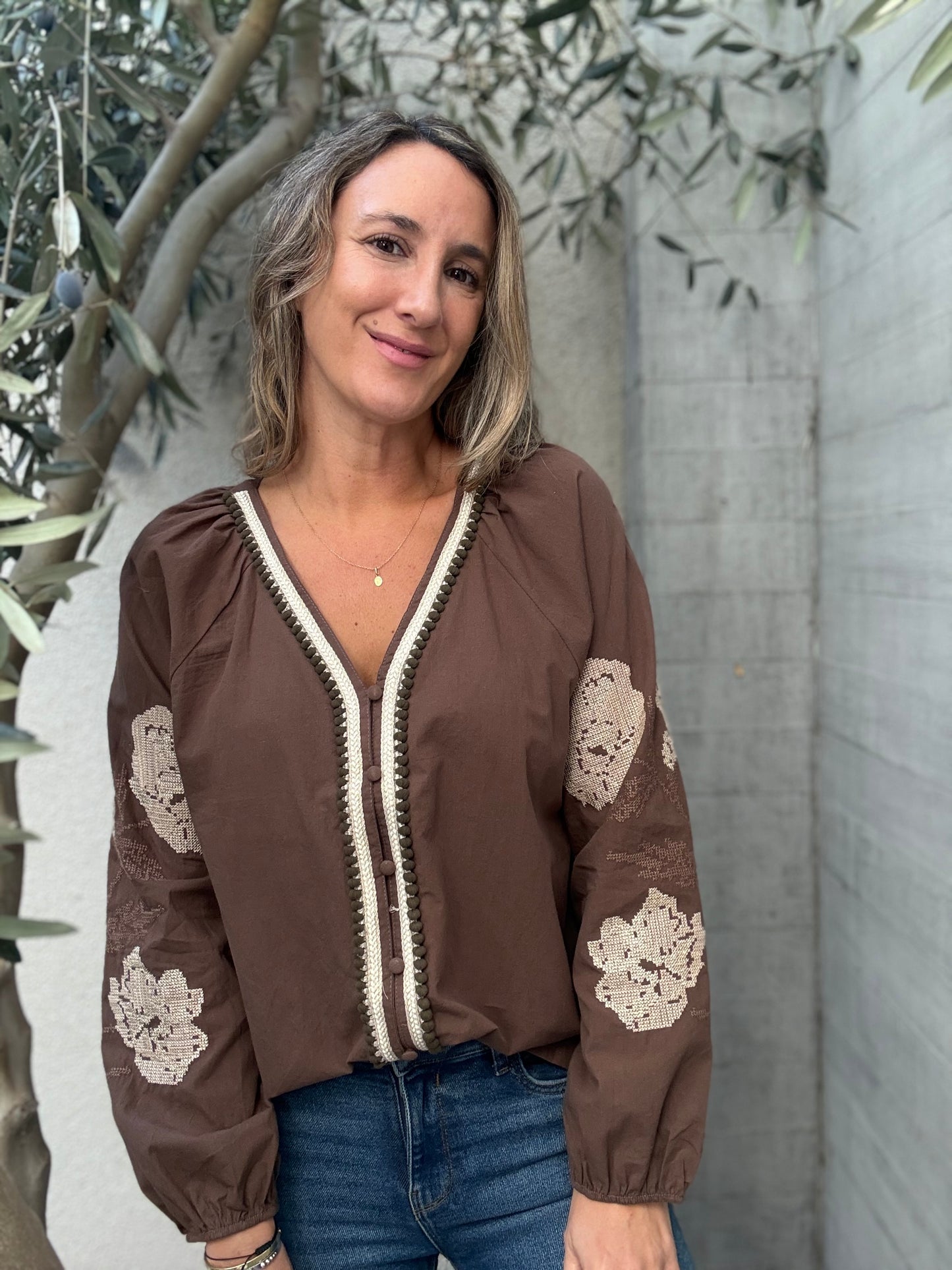 Blusa Oviedo Café