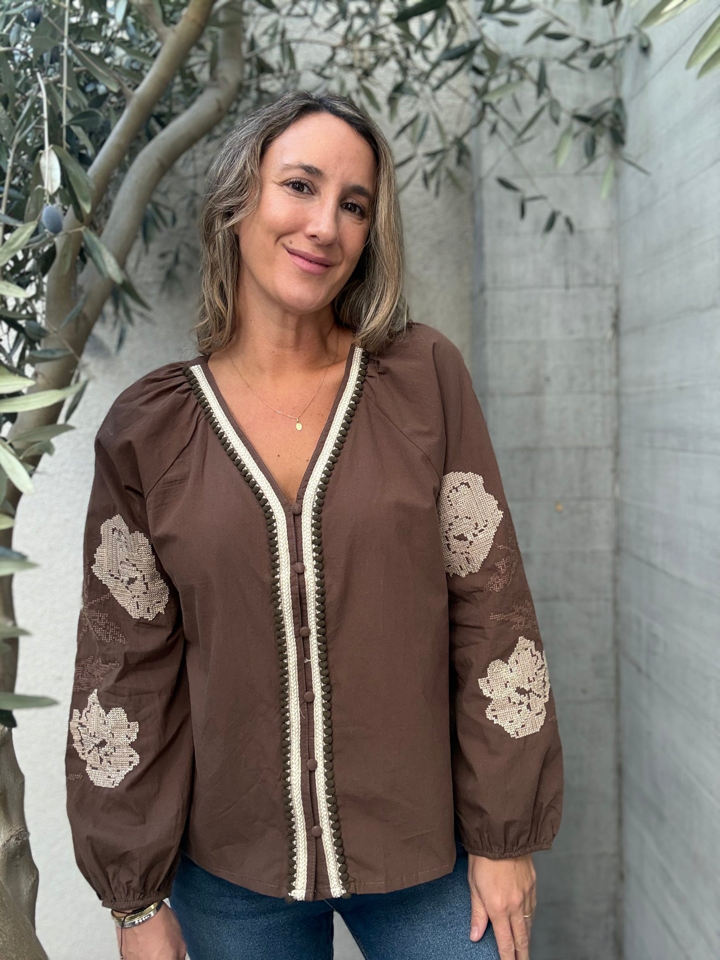 Blusa Oviedo Café