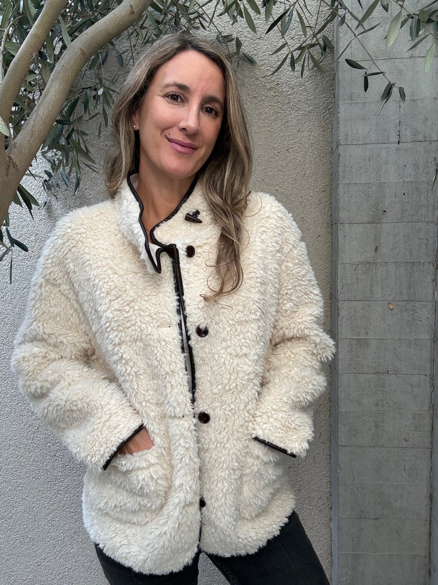 Chaqueta Borrero Beige