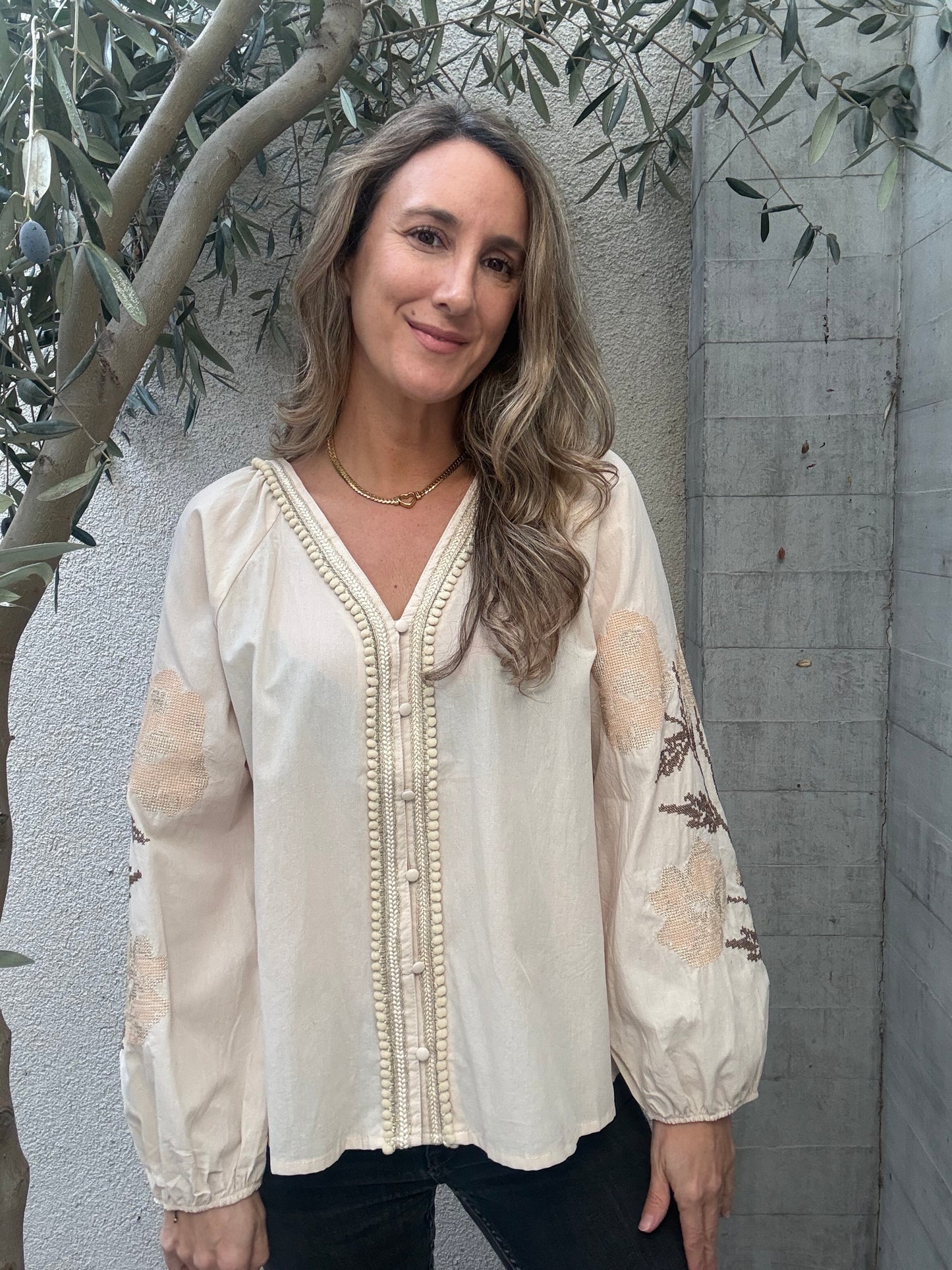 Blusa Oviedo beige
