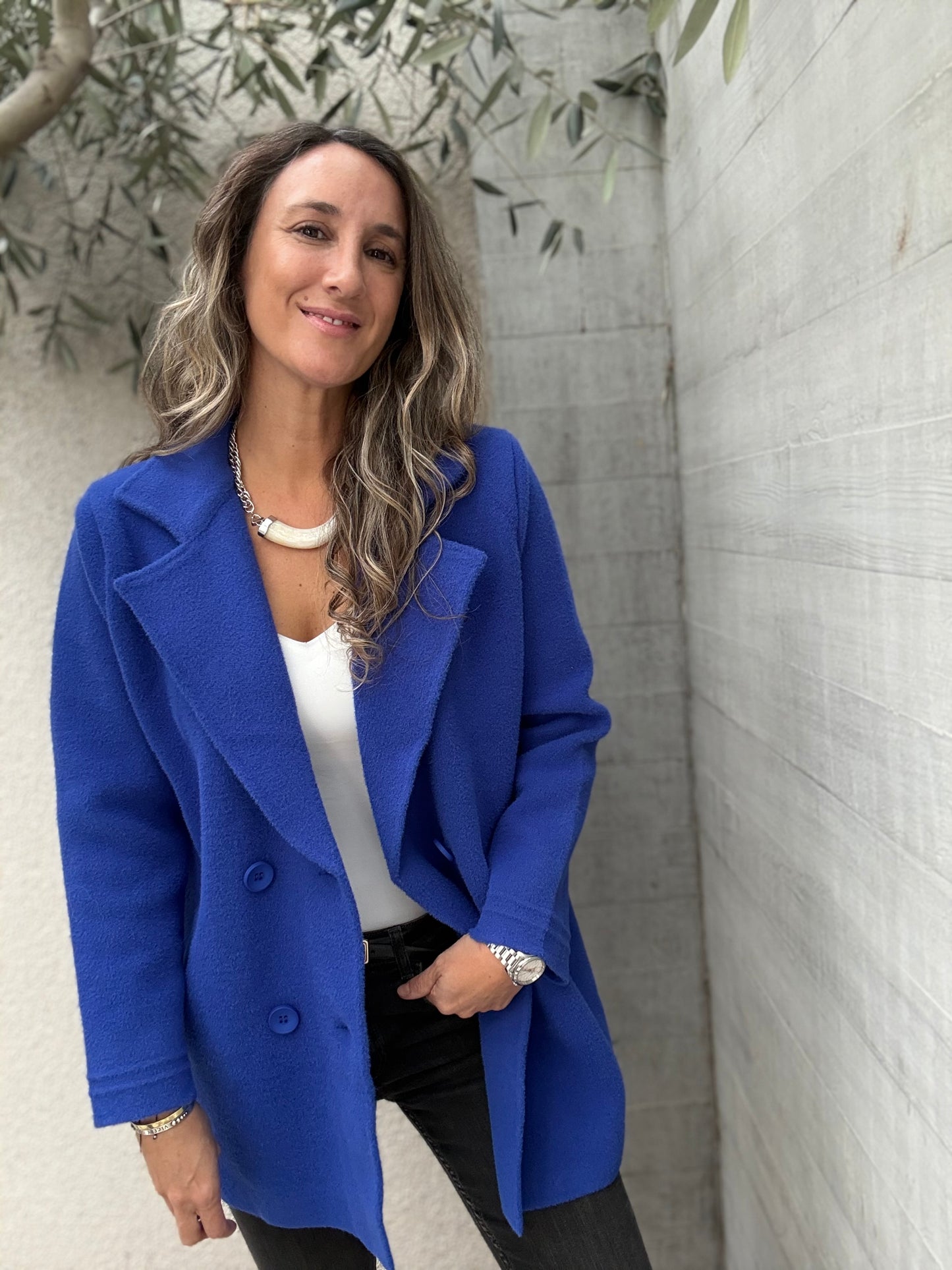 Abrigo Marbella azul