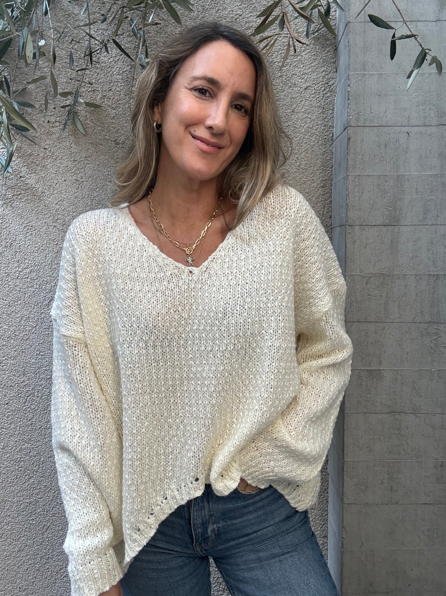 Sweater Llanes crudo