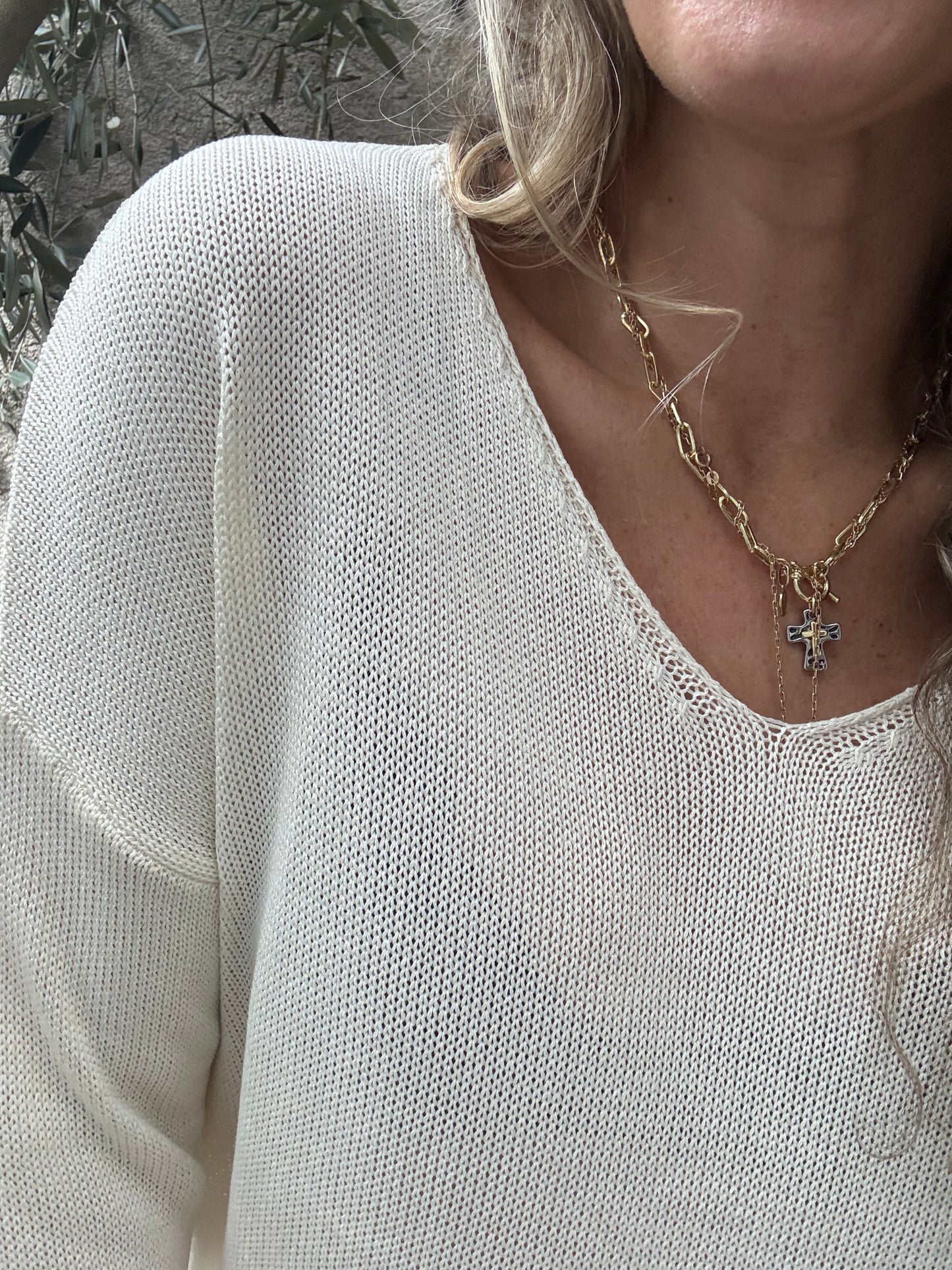 Polera hilo ribete