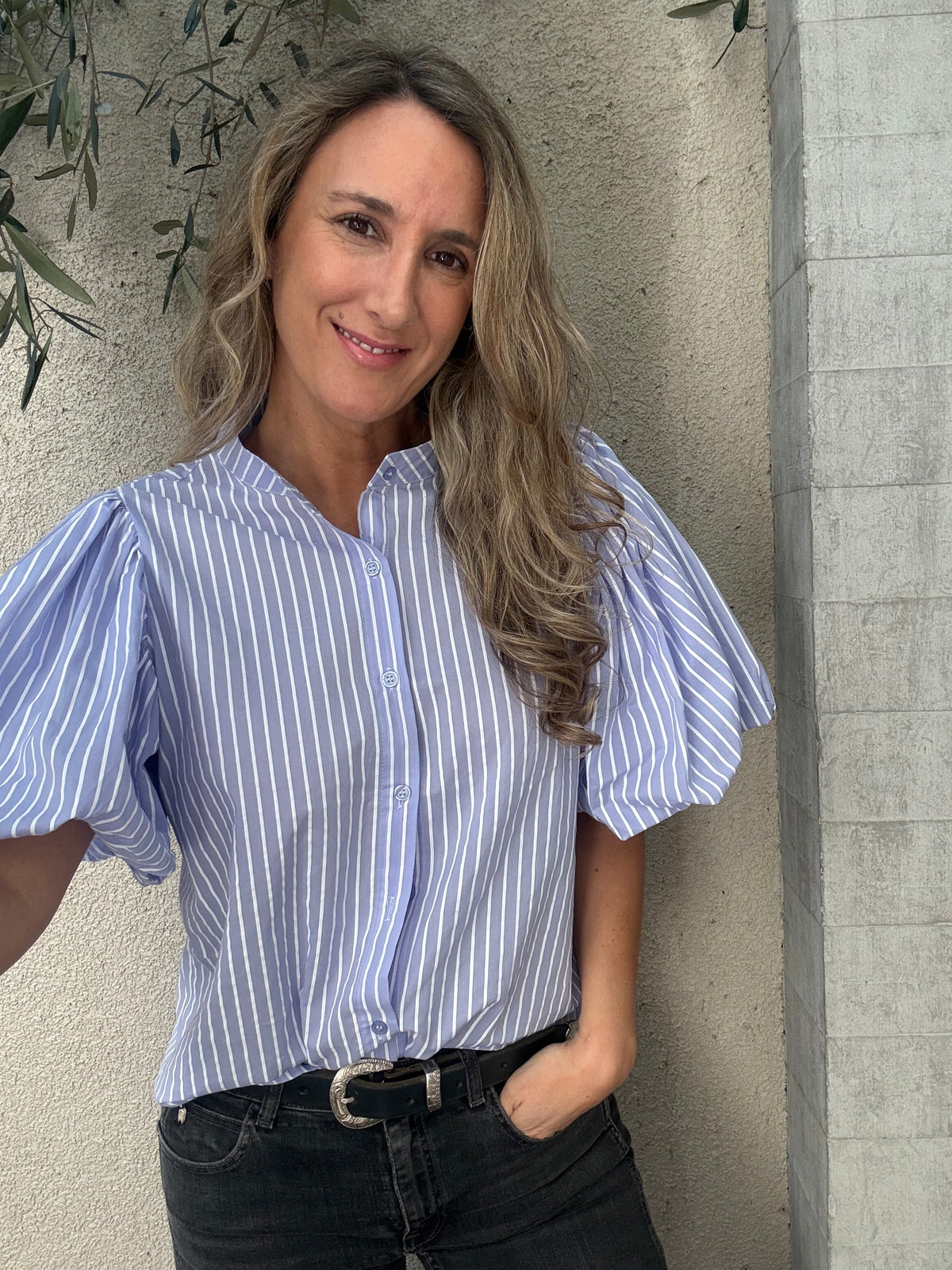 Blusa Salamanca celeste