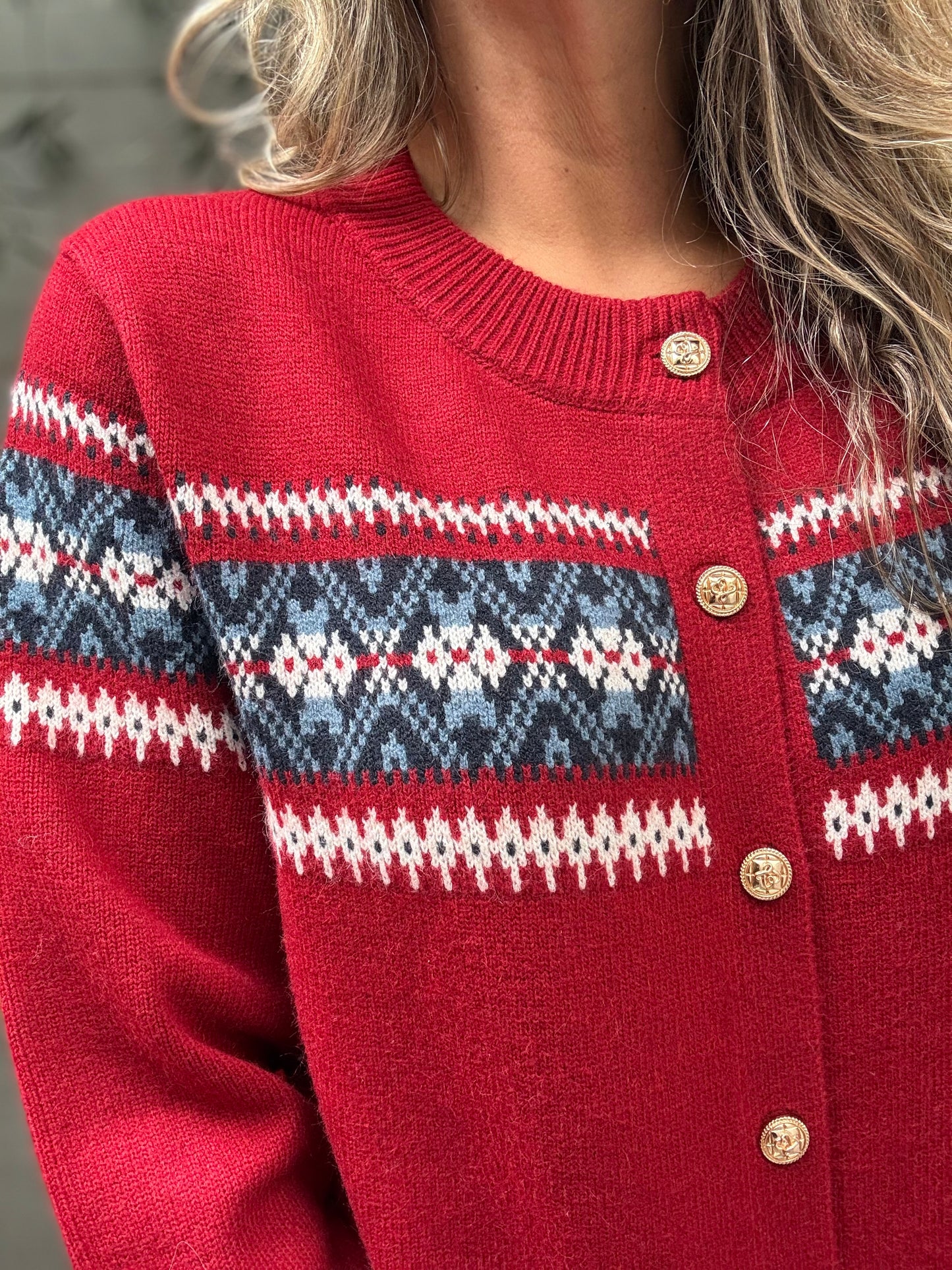 Sweater andaluza burdeo