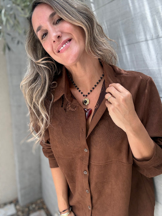 Sobrecamisa Coruña camel