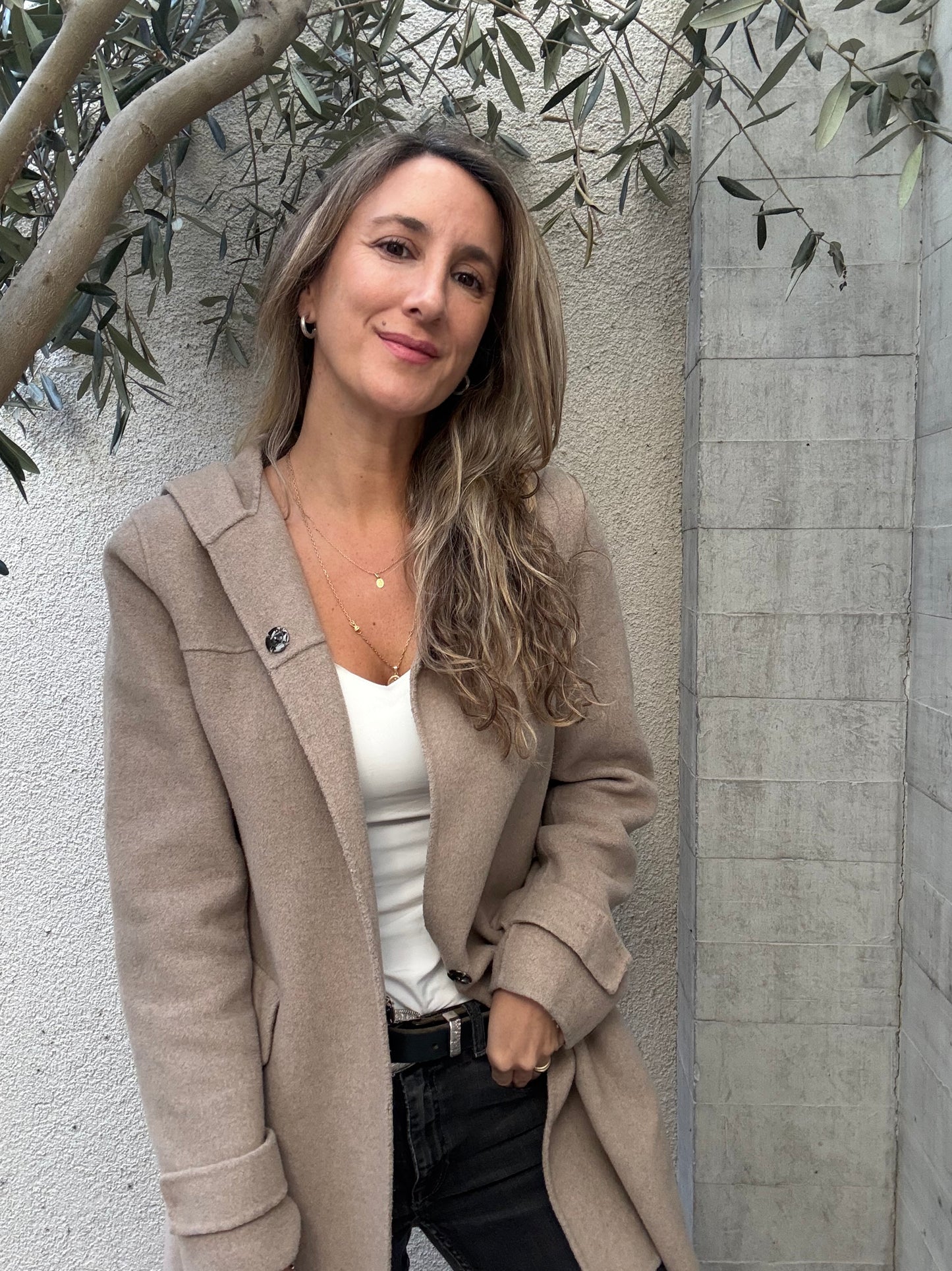 Abrigo de paño Zara