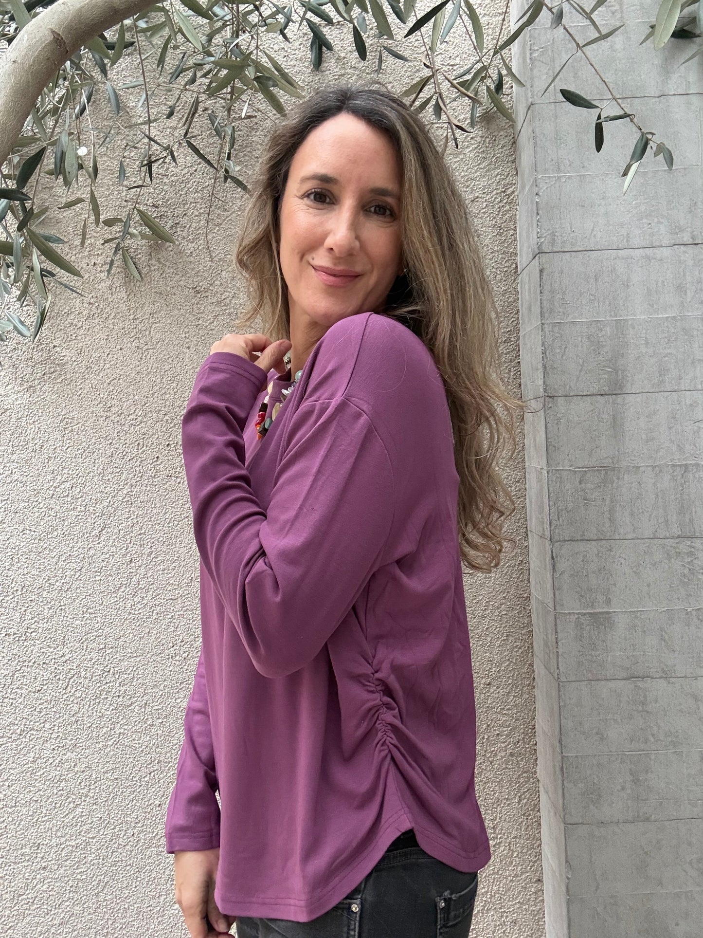 Polera Microfibra Lila