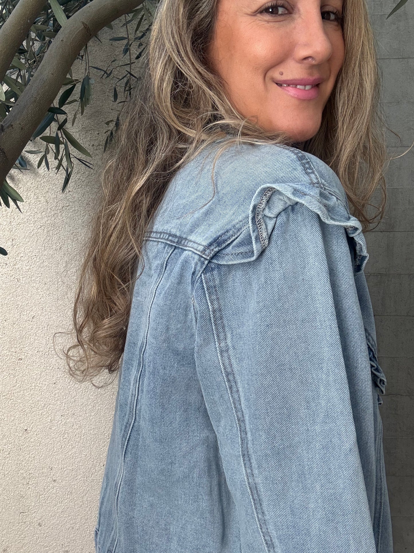 Chaqueta jeans Mallorca celeste