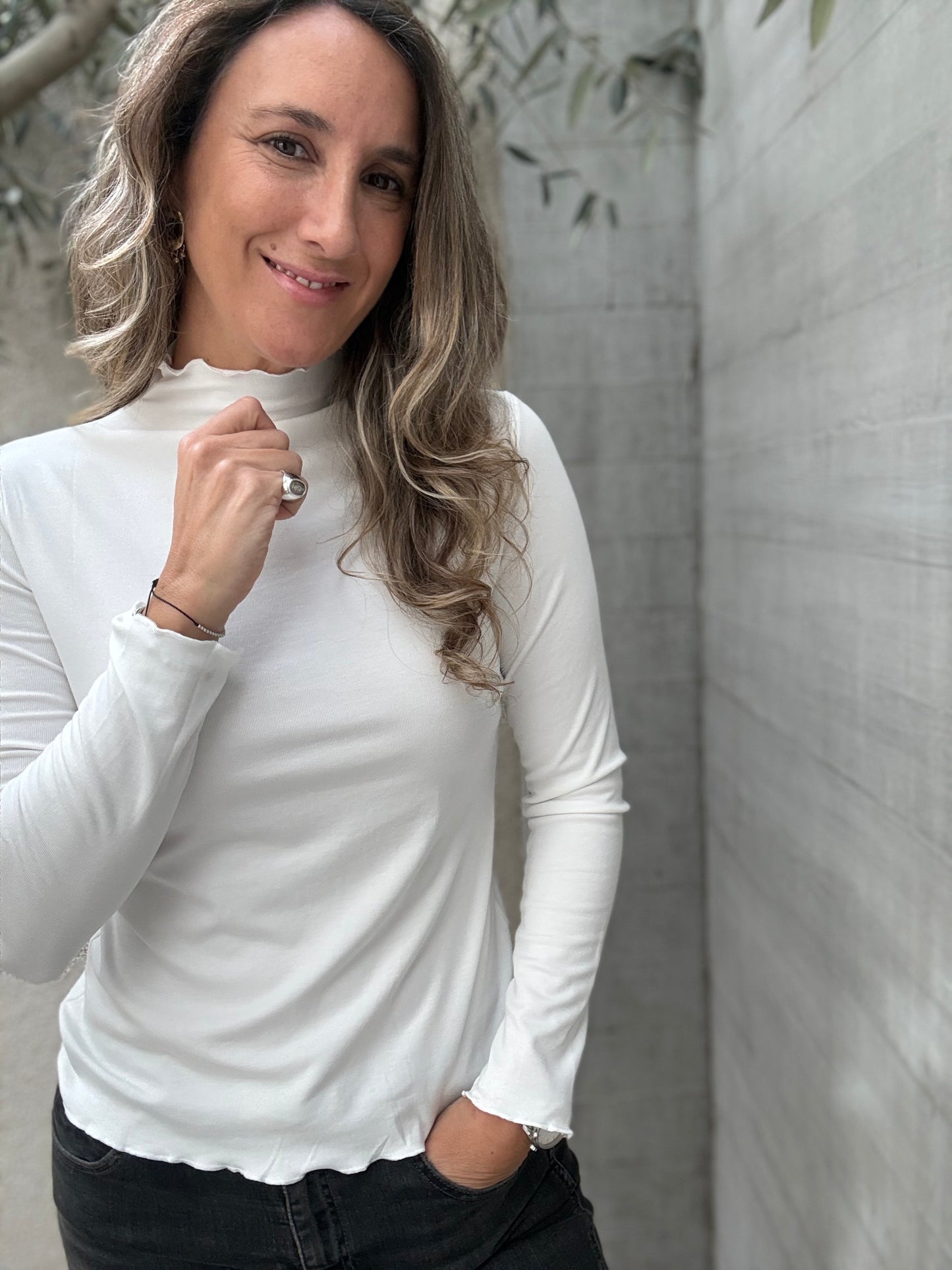 Polera Murcia blanco