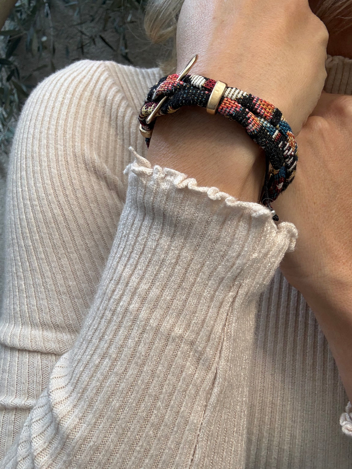 Polera básica beige
