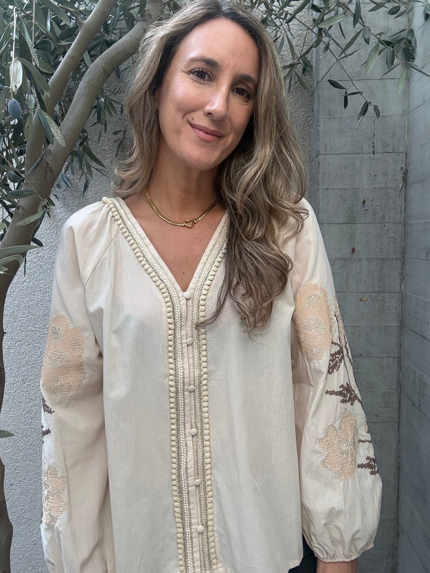 Blusa Oviedo beige