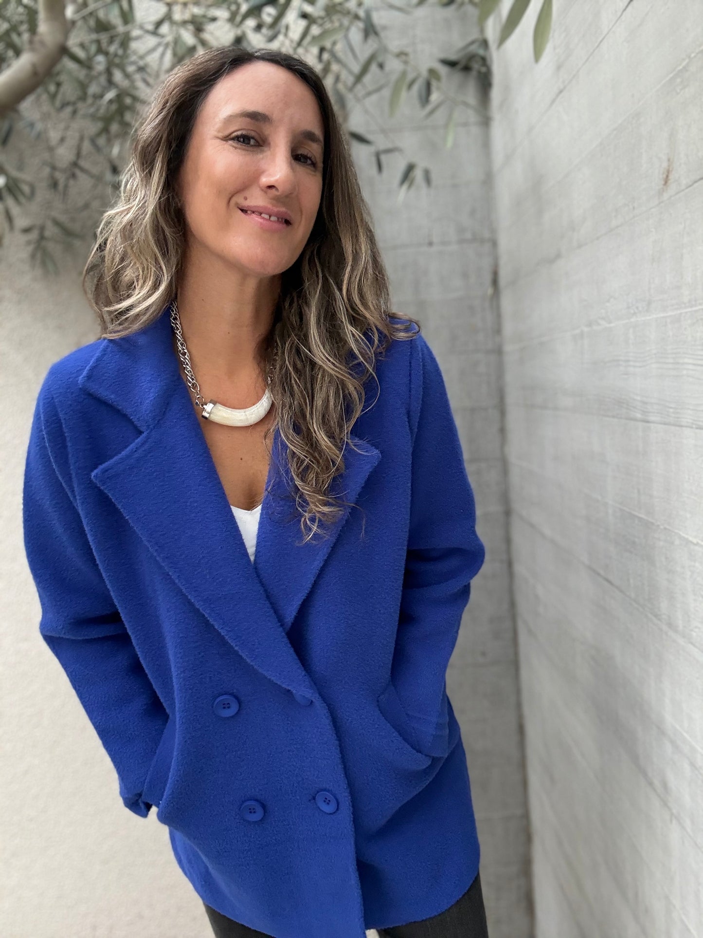 Abrigo Marbella azul