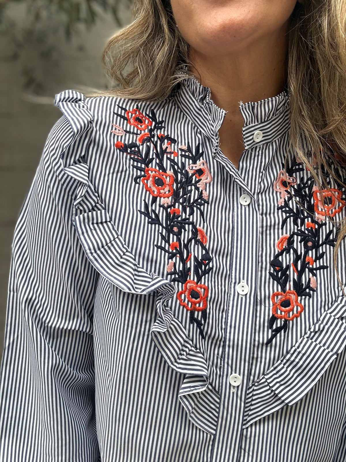 Blusa Getafe azul oscuro