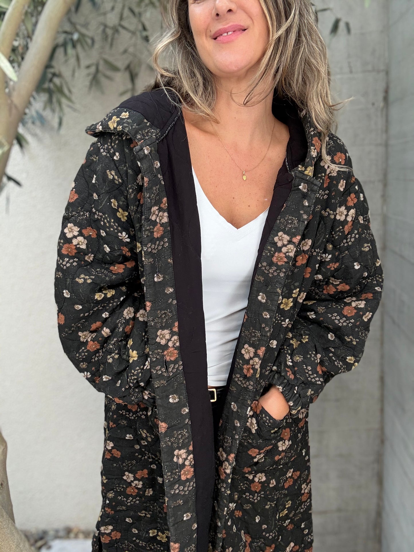 Chaqueta Larga Gioco negra