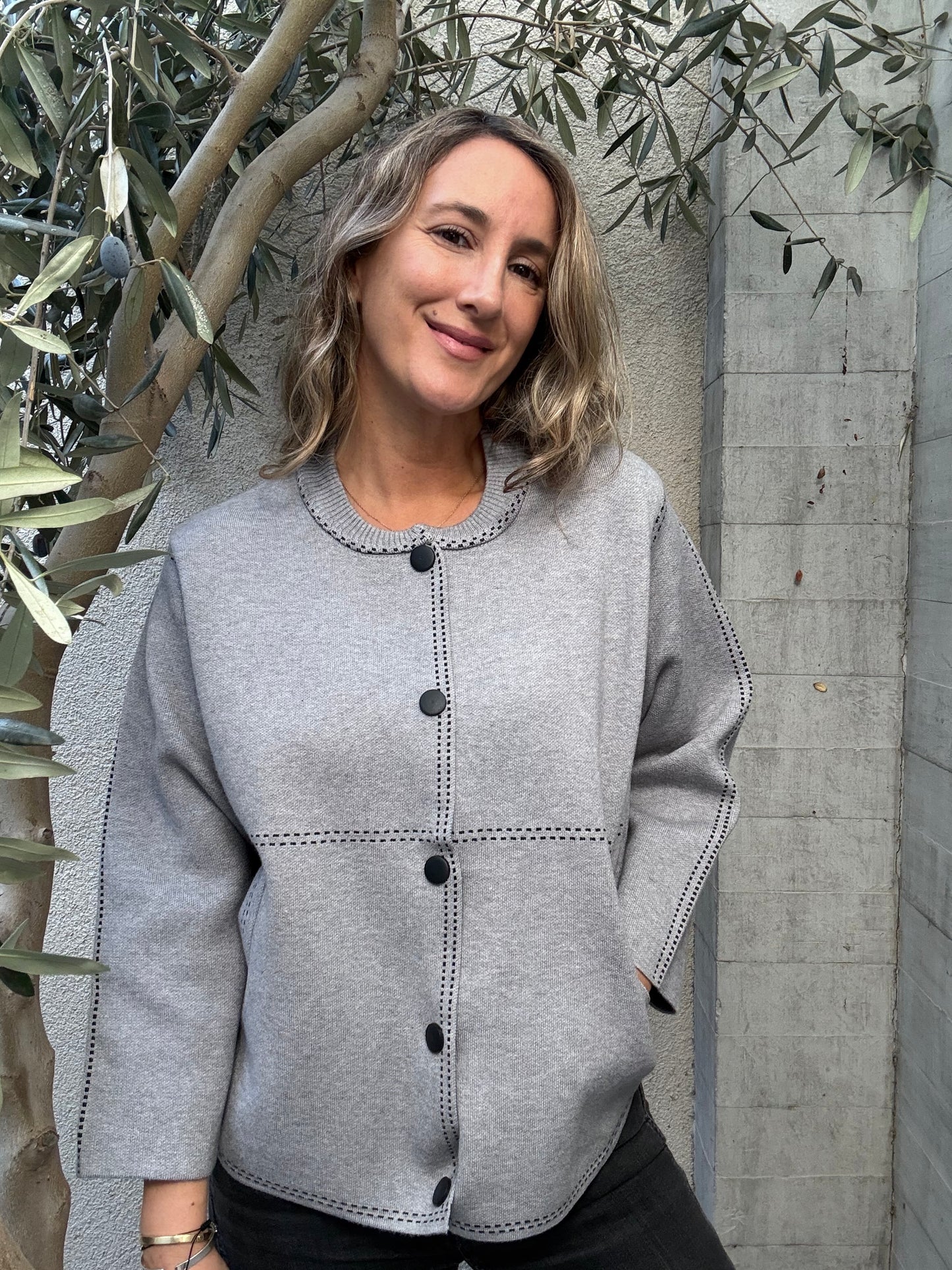 Chaqueta burgos gris