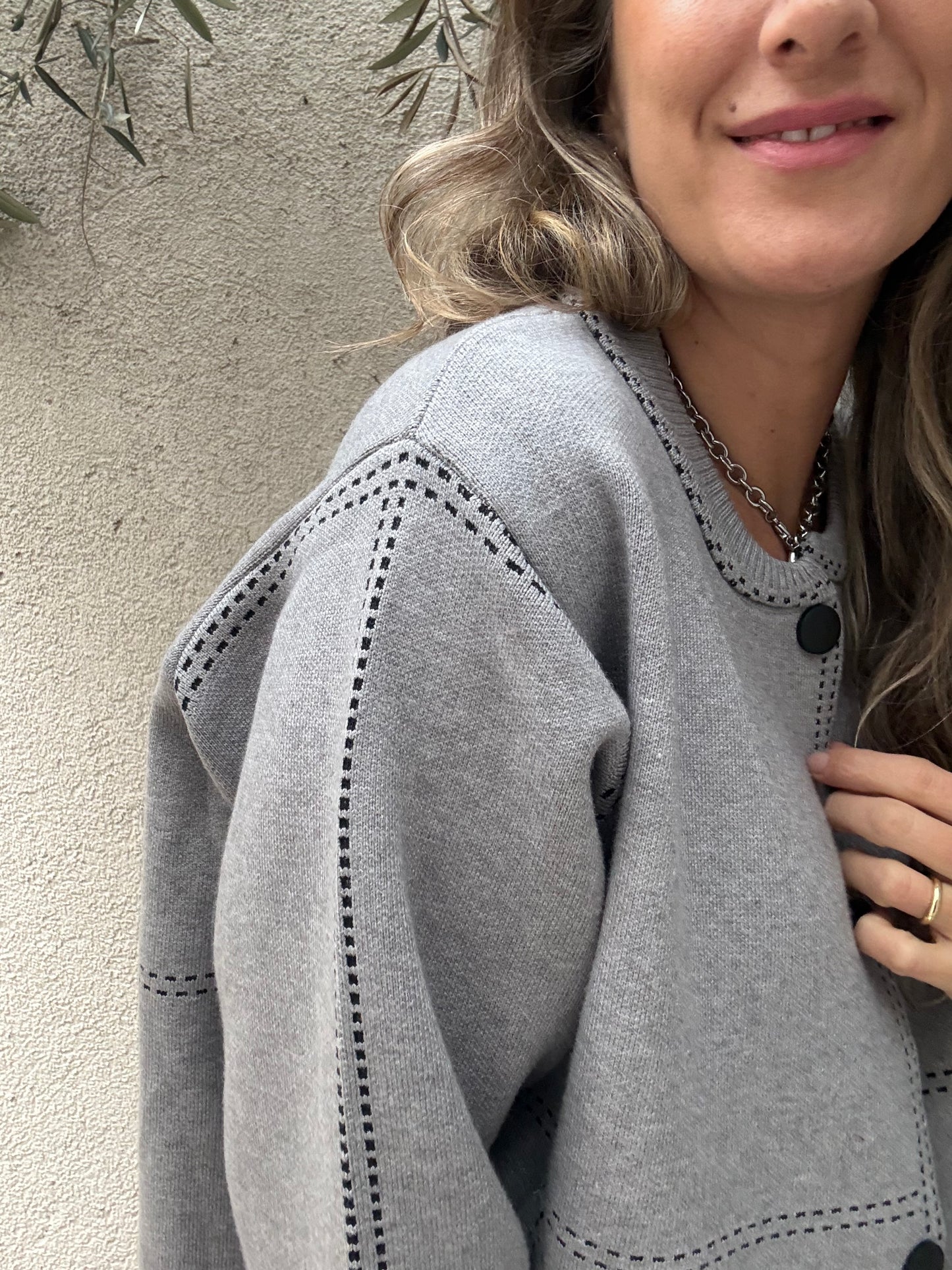 Chaqueta burgos gris