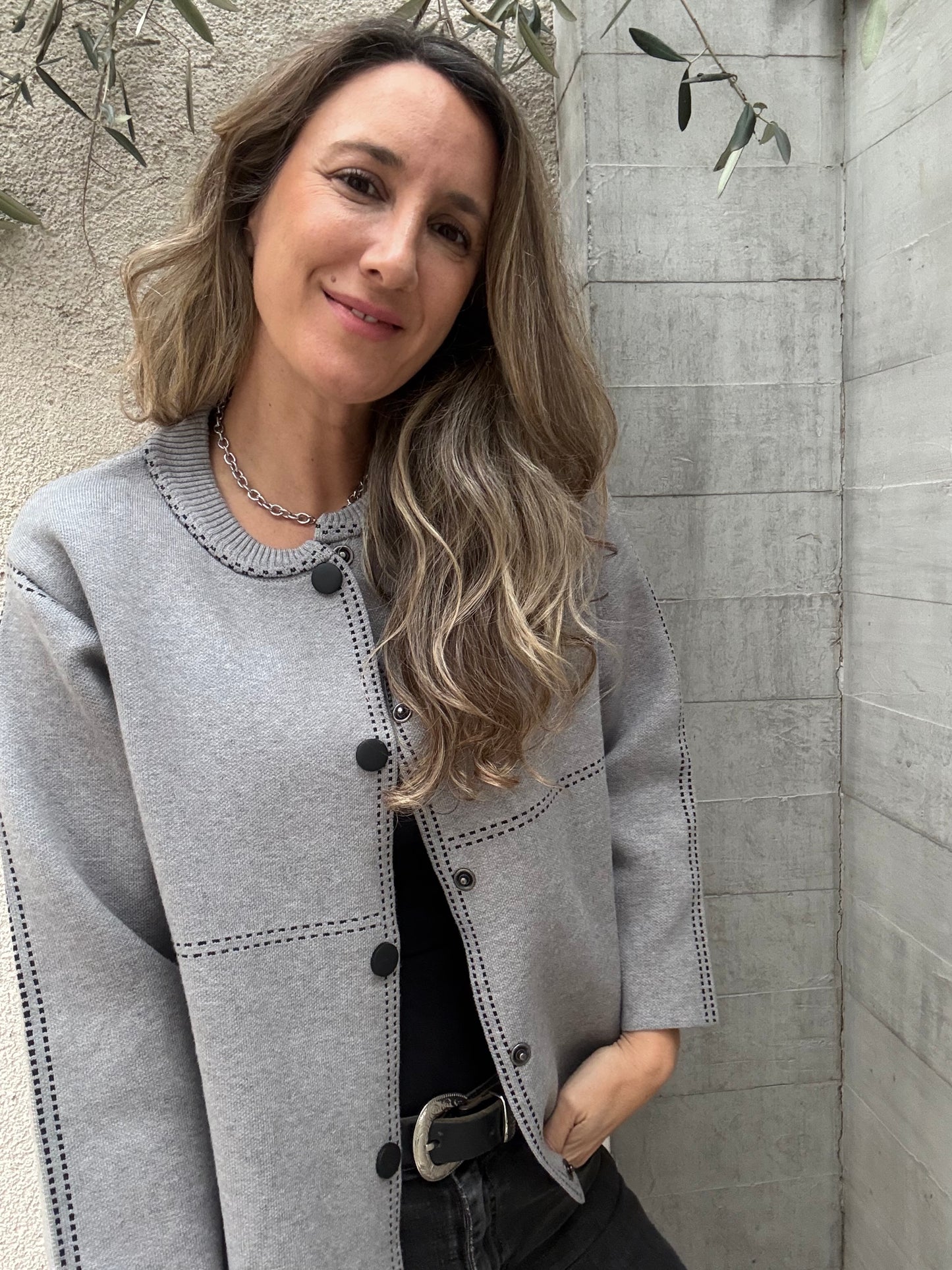 Chaqueta burgos gris