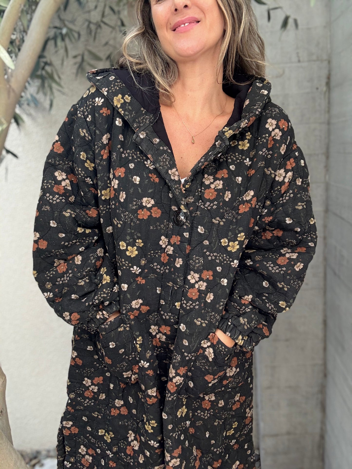 Chaqueta Larga Gioco negra