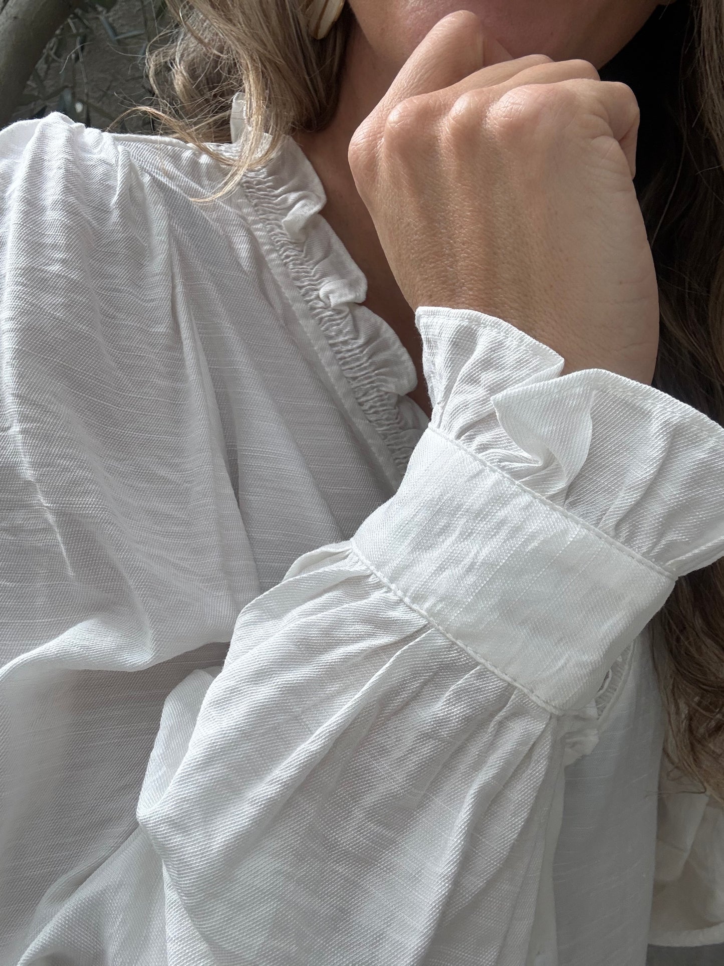 Blusa vuelitos blanca